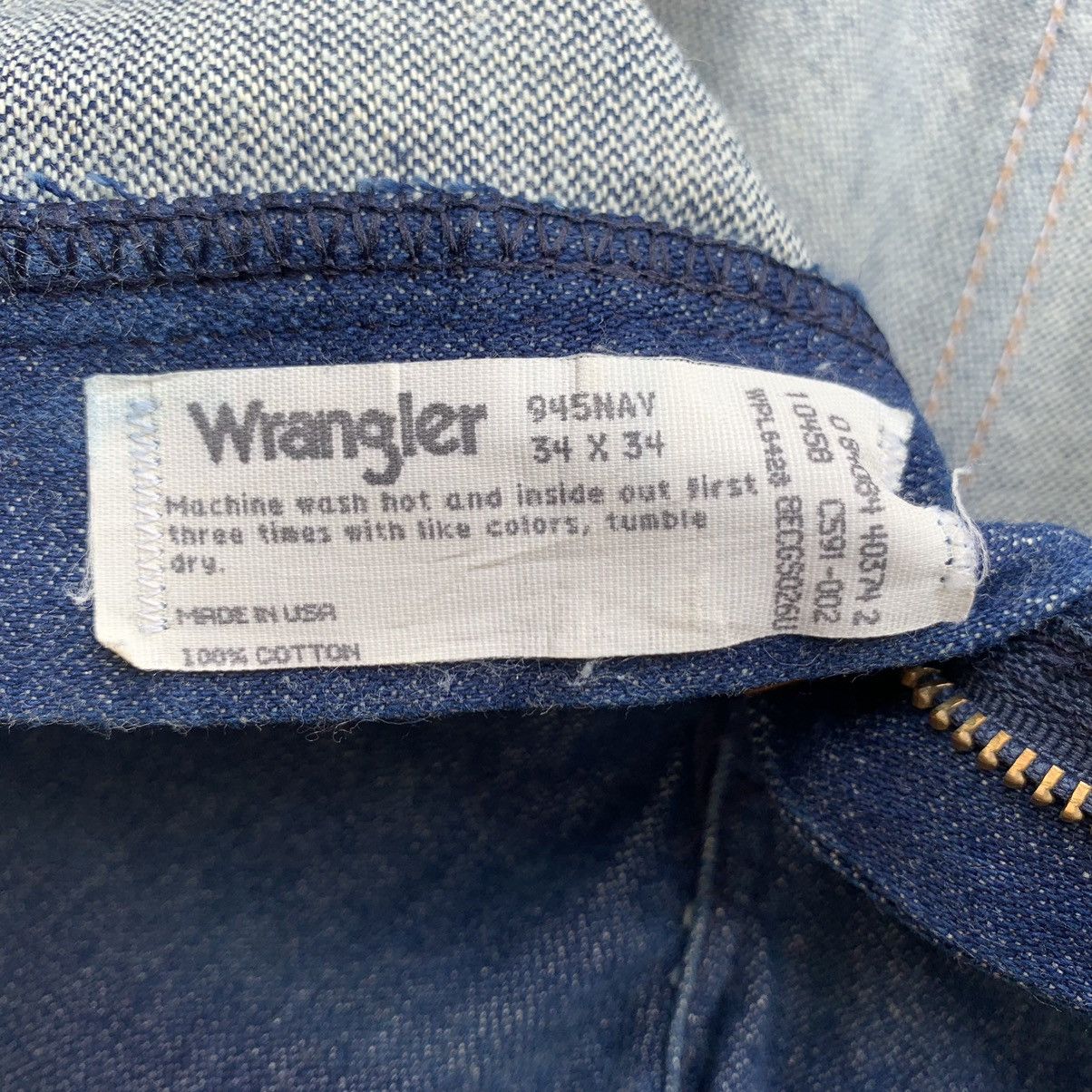 Wrangler Vintage 80s Wrangler Regular Fit Jeans Size W36x30 Size US 36 / EU 52 - 13 Thumbnail