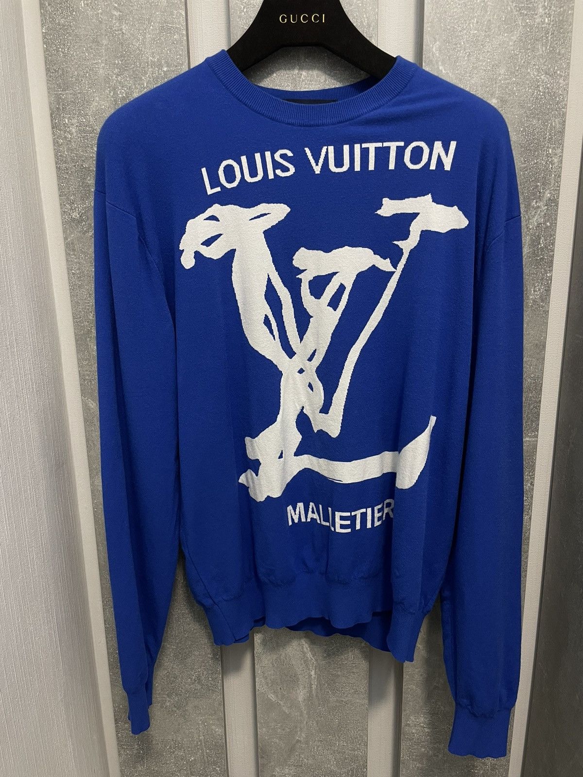 Louis Vuitton Virgil Abloh Louis Vuitton Malletier Sweatshirt Grailed