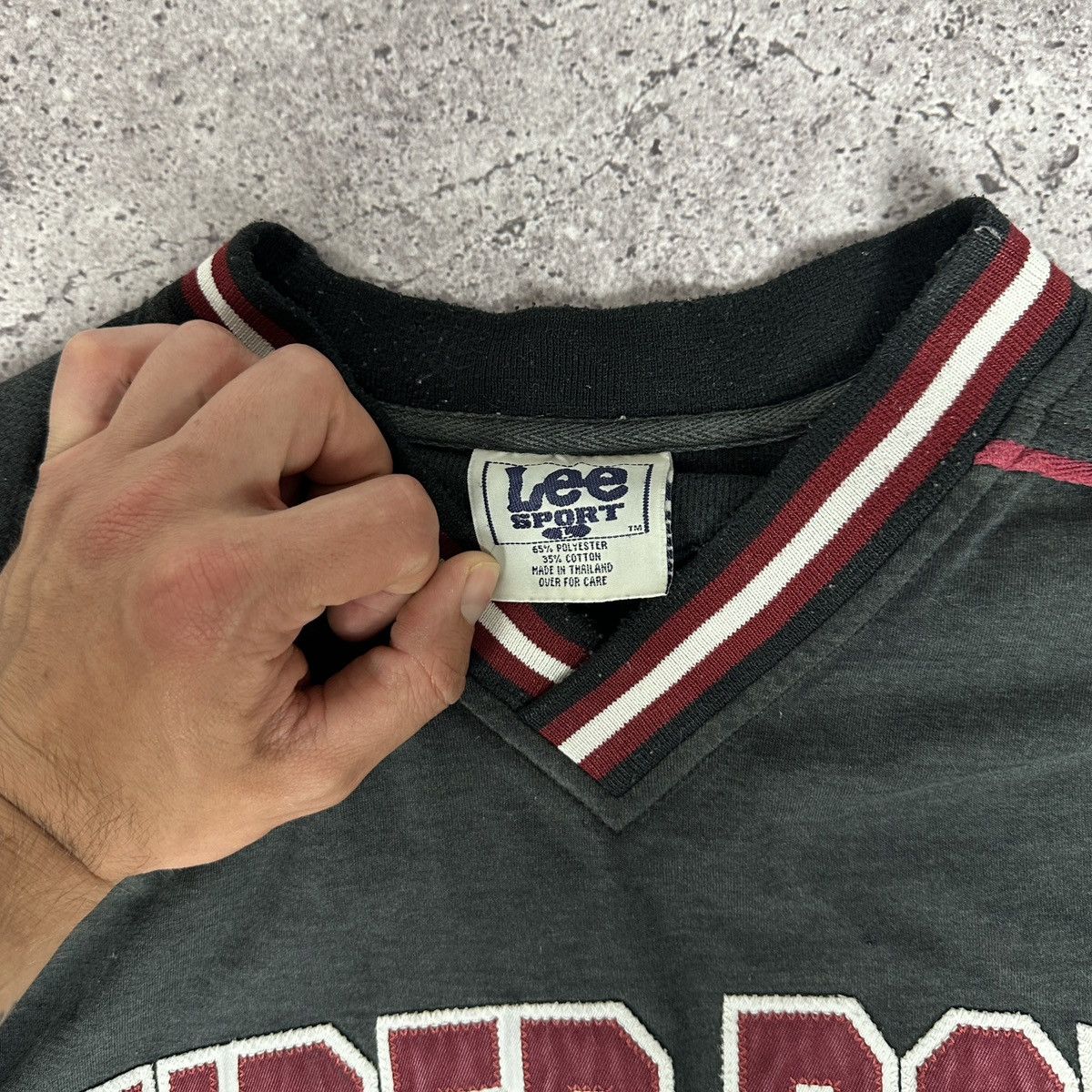 Lee Vintage 90s Sunfaded Superbowl New Orleans Lee sweatshirt Size US L / EU 52-54 / 3 - 6 Thumbnail