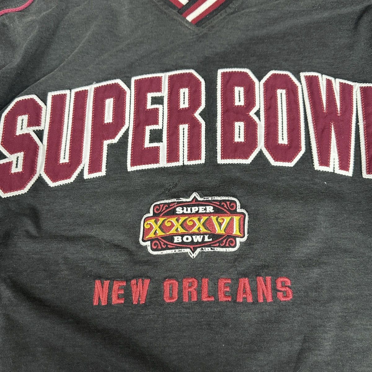 Lee Vintage 90s Sunfaded Superbowl New Orleans Lee sweatshirt Size US L / EU 52-54 / 3 - 4 Thumbnail