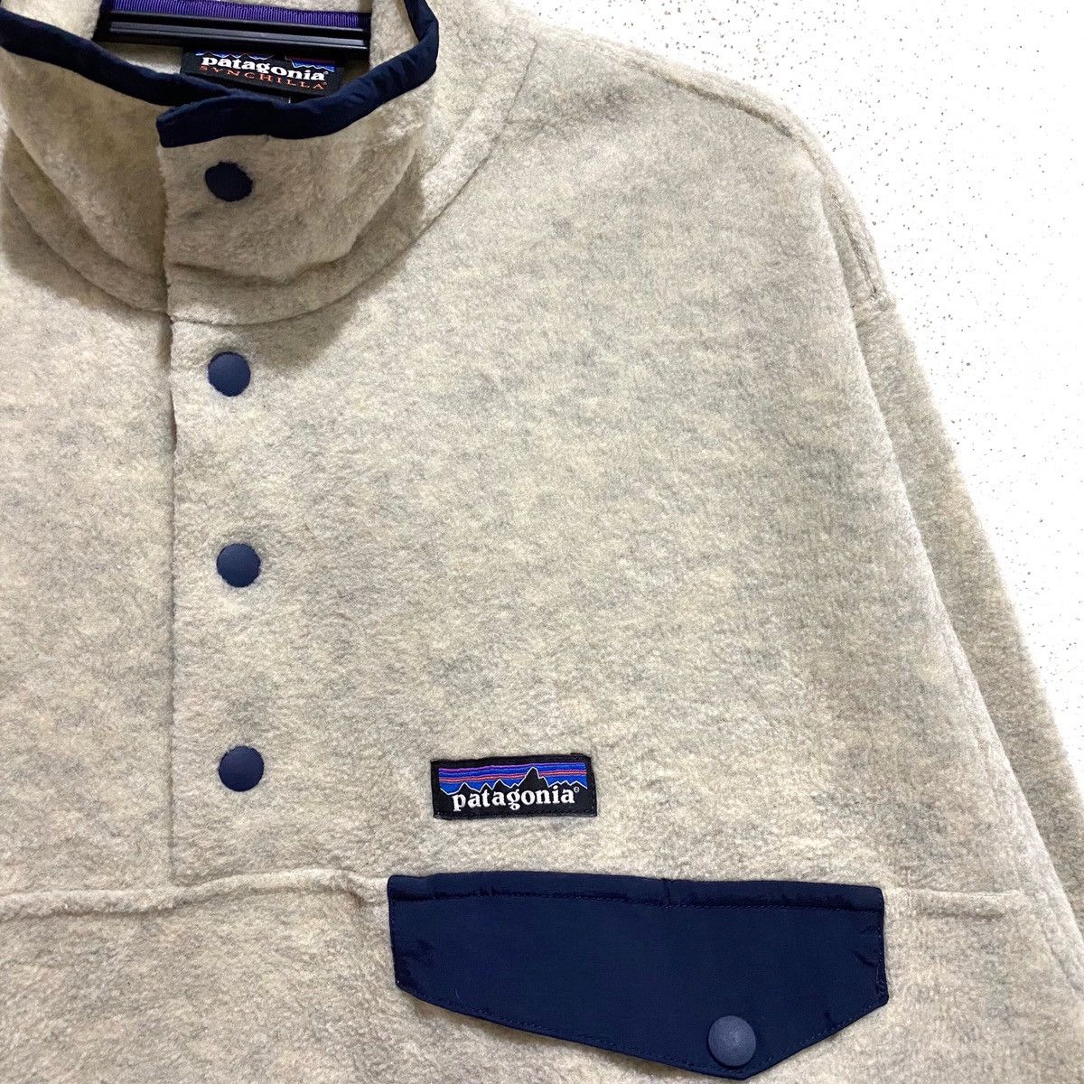Patagonia Vintage Patagonia Synchilla Retro X button Up Fleece Jacket Size US S / EU 44-46 / 1 - 2 Thumbnail