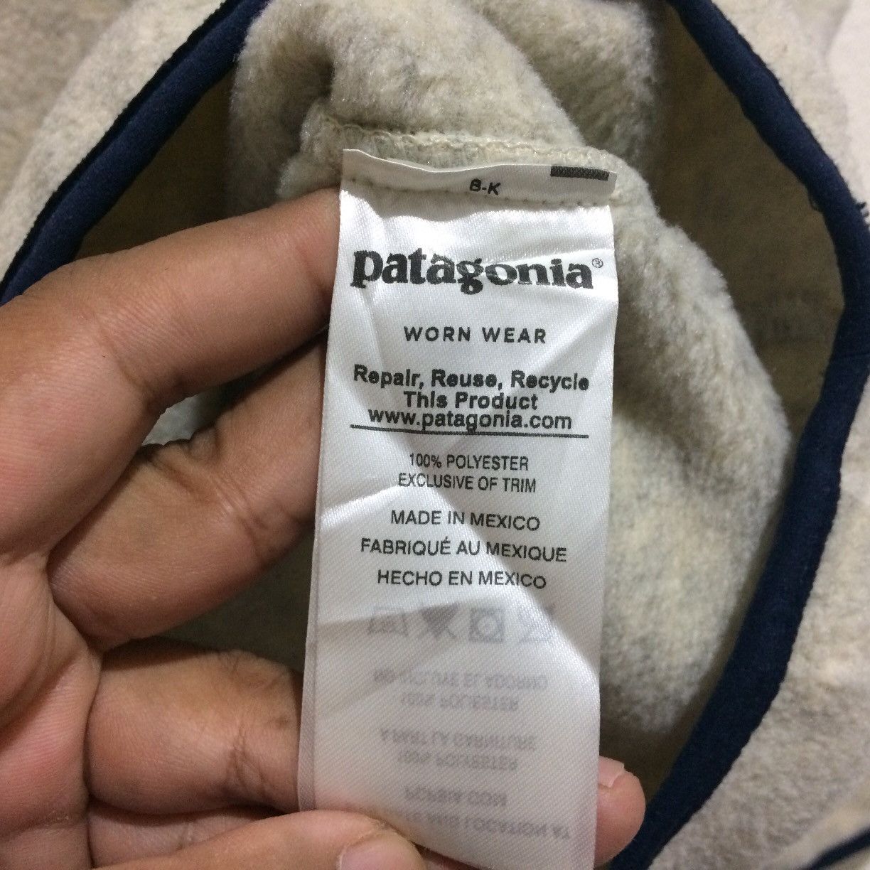 Patagonia Vintage Patagonia Synchilla Retro X button Up Fleece Jacket Size US S / EU 44-46 / 1 - 5 Thumbnail