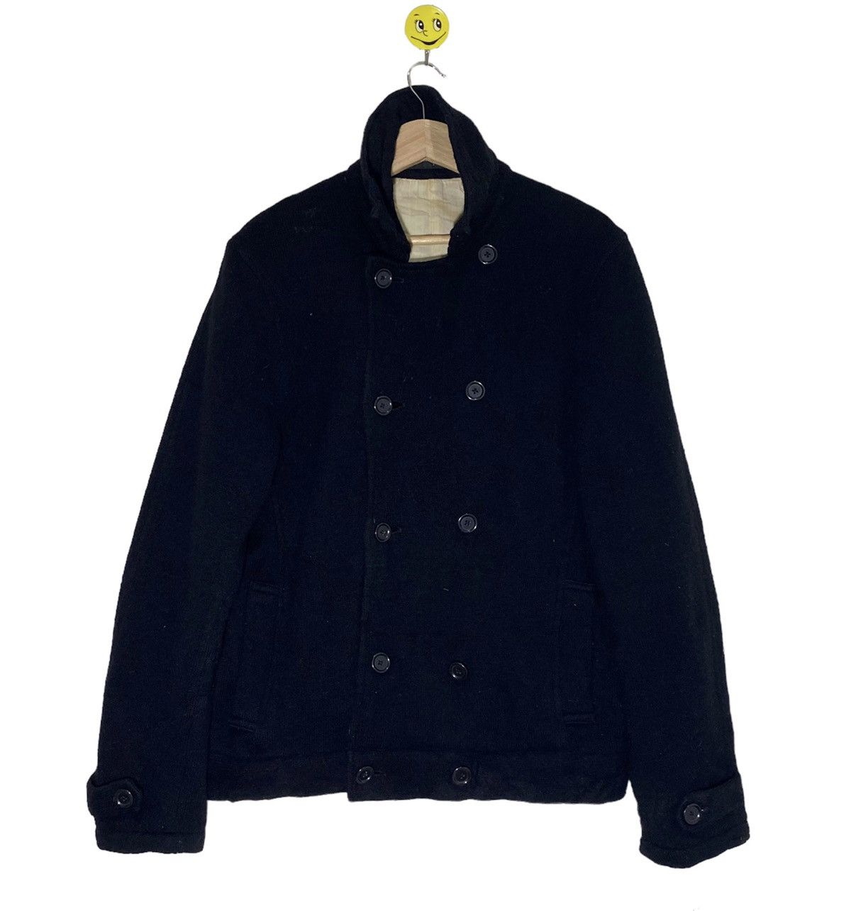 Xlarge Vintage X-LARGE wool Knitwear Peacoat Jacket Japanese Size US L / EU 52-54 / 3 - 1 Thumbnail