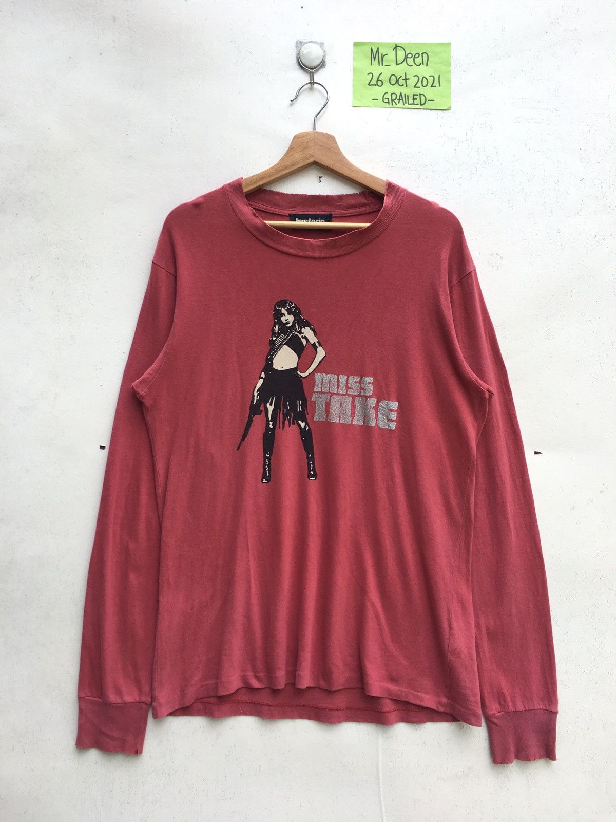 Hysteric Glamour Vintage Hysteric Glamour Miss Take Longsleeve Shirt Size US L / EU 52-54 / 3 - 1 Thumbnail
