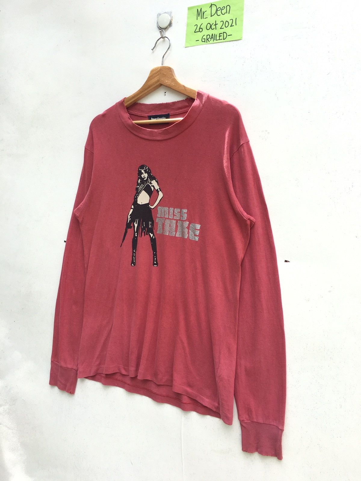 Hysteric Glamour Vintage Hysteric Glamour Miss Take Longsleeve Shirt Size US L / EU 52-54 / 3 - 3 Thumbnail