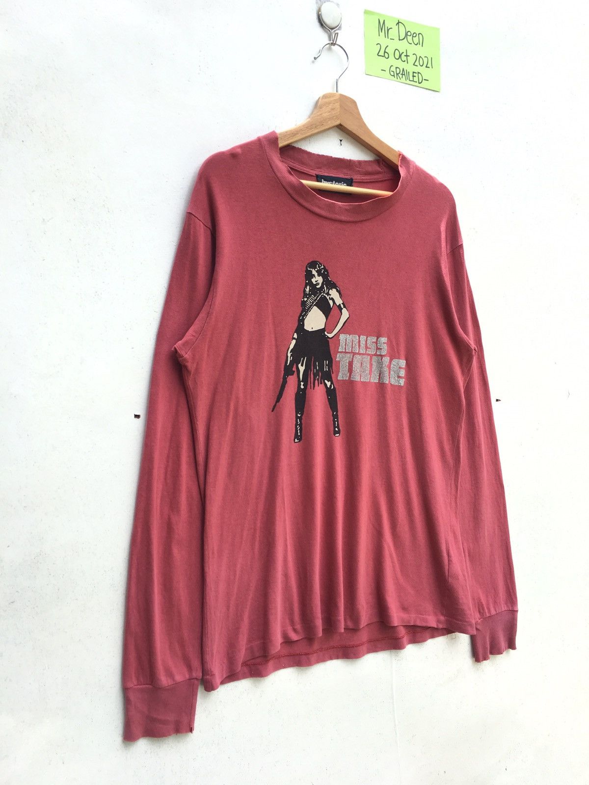 Hysteric Glamour Vintage Hysteric Glamour Miss Take Longsleeve Shirt Size US L / EU 52-54 / 3 - 2 Thumbnail