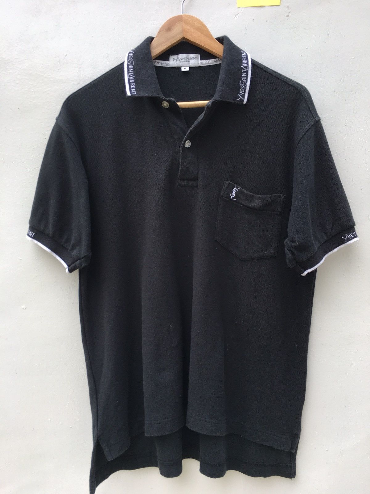 Yves Saint Laurent Yves Saint Laurent YSL Vintage Polo Shirt Logo Size US M / EU 48-50 / 2 - 2 Thumbnail