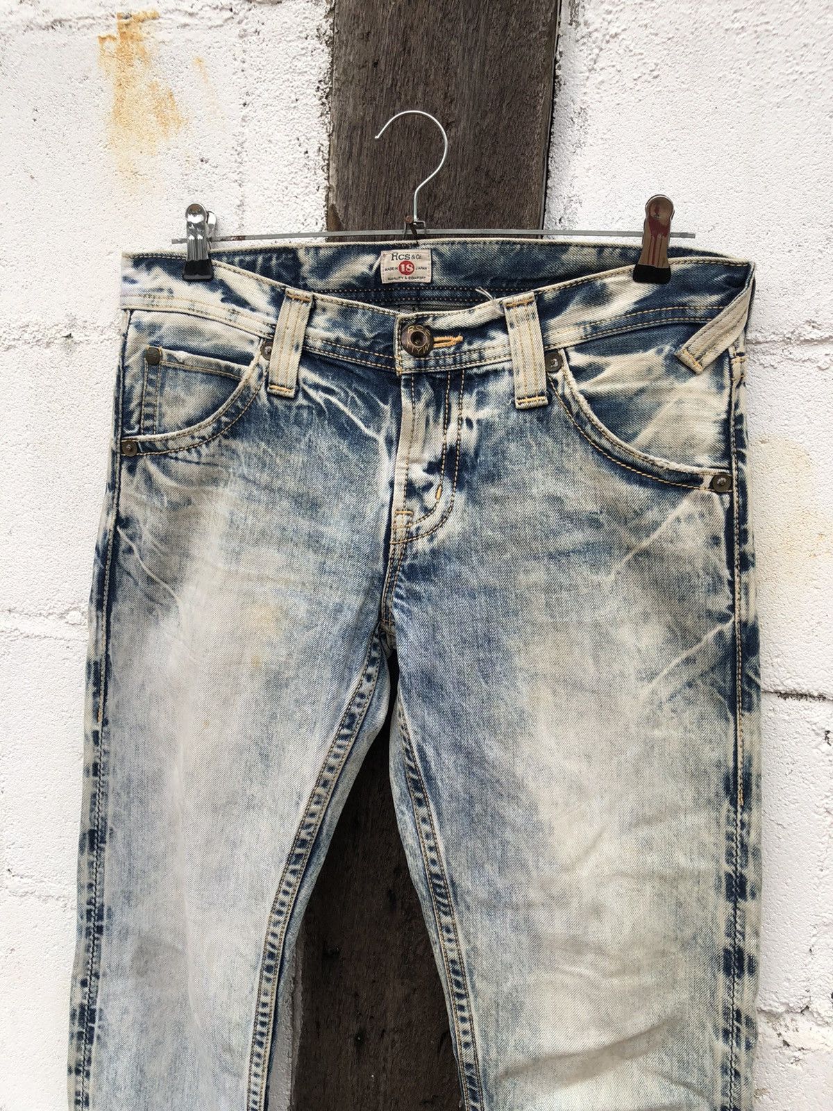 Japanese Brand Jeans Ladies Skinny Rodeo Crowns Size 32" / US 10 / IT 46 - 3 Thumbnail