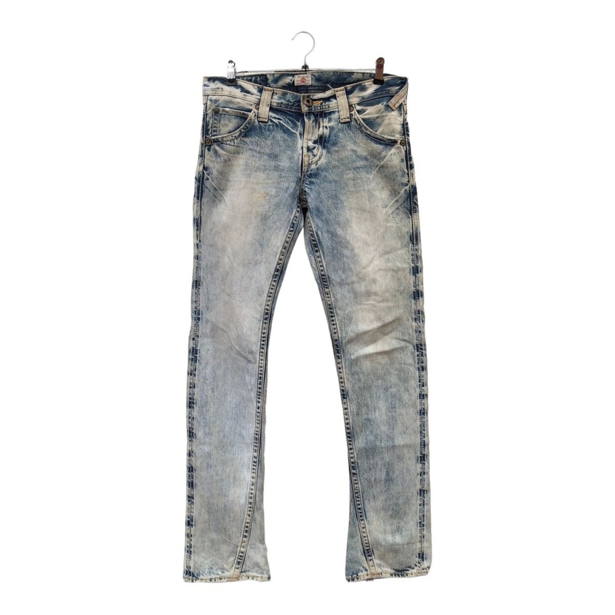 image of Jeans Ladies Skinny Rodeo Crowns in Acid Wash, Women's (Size 32)