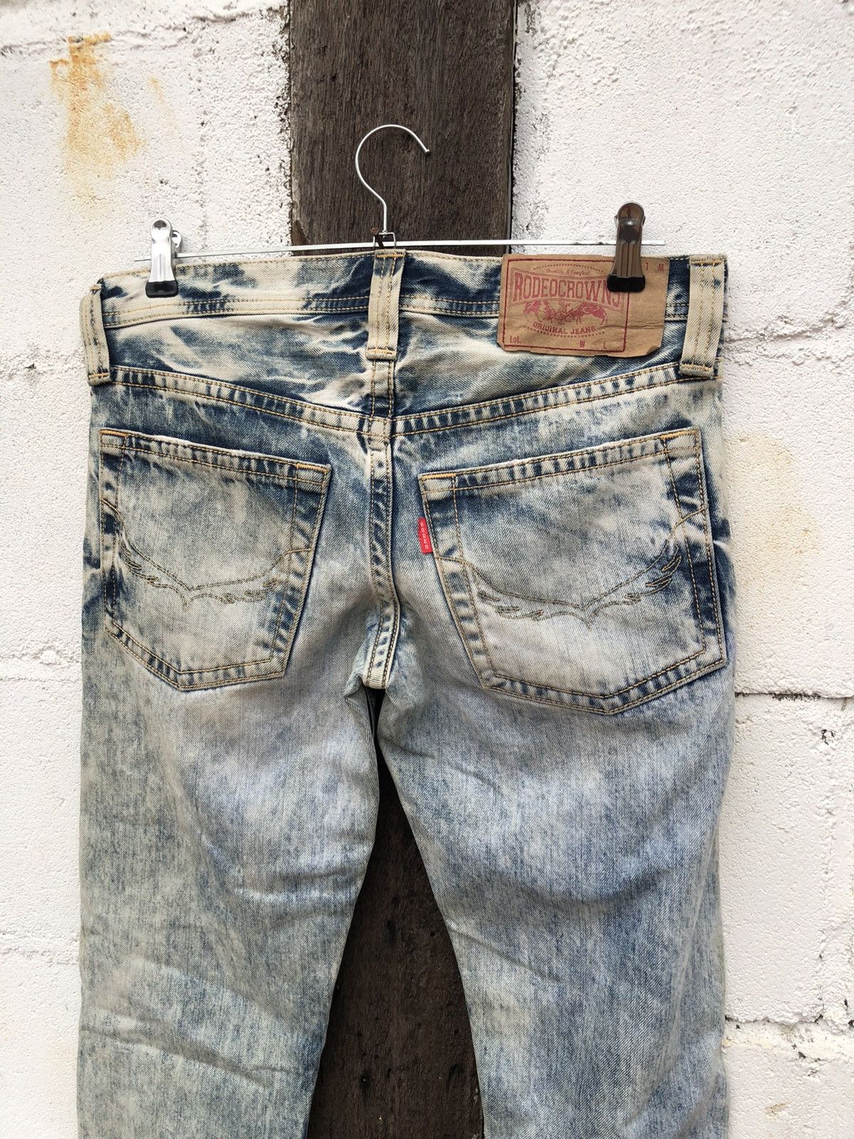 Japanese Brand Jeans Ladies Skinny Rodeo Crowns Size 32" / US 10 / IT 46 - 5 Thumbnail