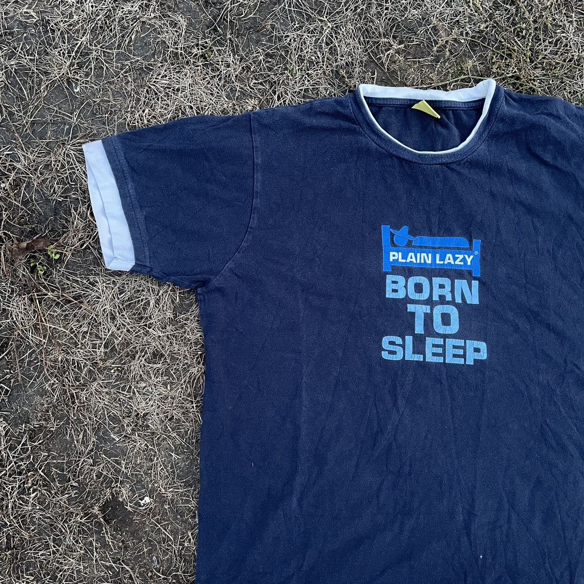 Vintage Vintage 90s Sun Faded Graphic Tee Skate Humor Navy Baggy XL Size US XL / EU 56 / 4 - 4 Thumbnail
