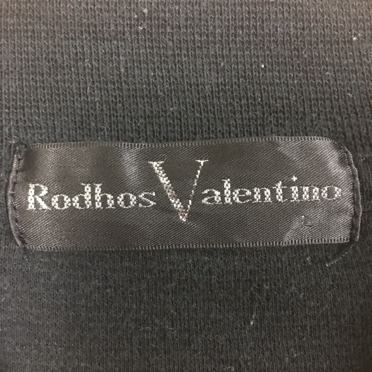 Vintage Rodhos Valentino Longsleeve Plain Crew Neck