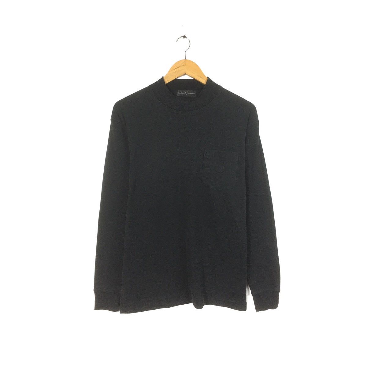 Vintage Rodhos Valentino Longsleeve Plain Crew Neck