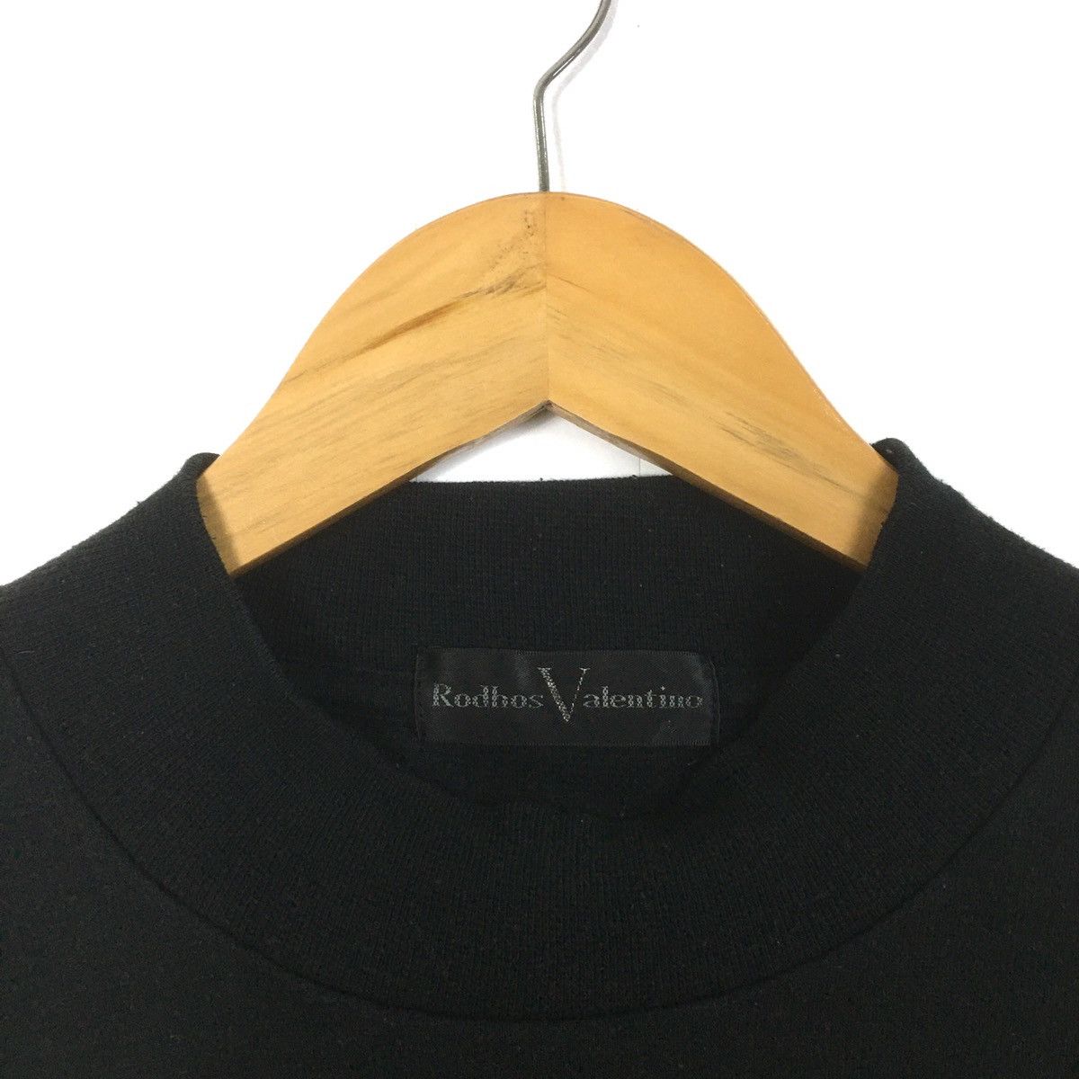 Vintage Rodhos Valentino Longsleeve Plain Crew Neck