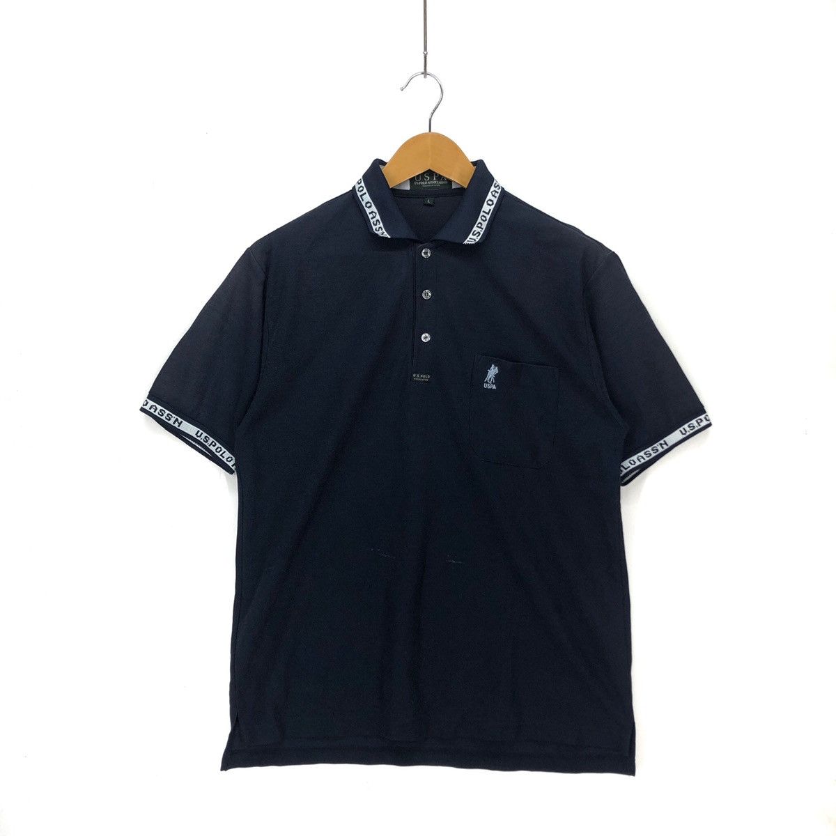 U.S. Polo Assn. USPA Polo T Shirt #1231-43 Size US L / EU 52-54 / 3 - 1 Thumbnail