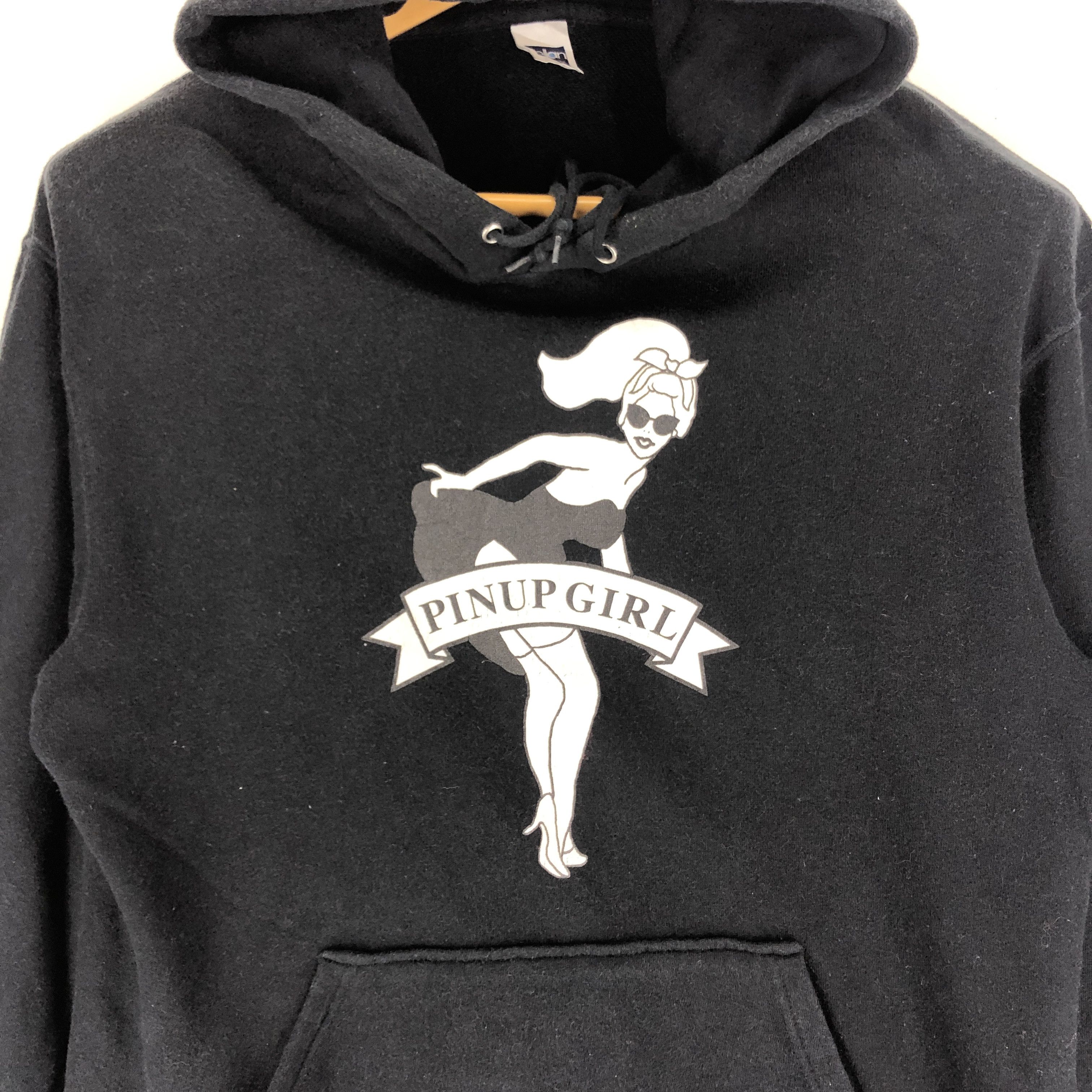 Japanese Brand PINUP GIRL by JELLAN Hoodie Pullover #2074-70 Size US S / EU 44-46 / 1 - 2 Thumbnail