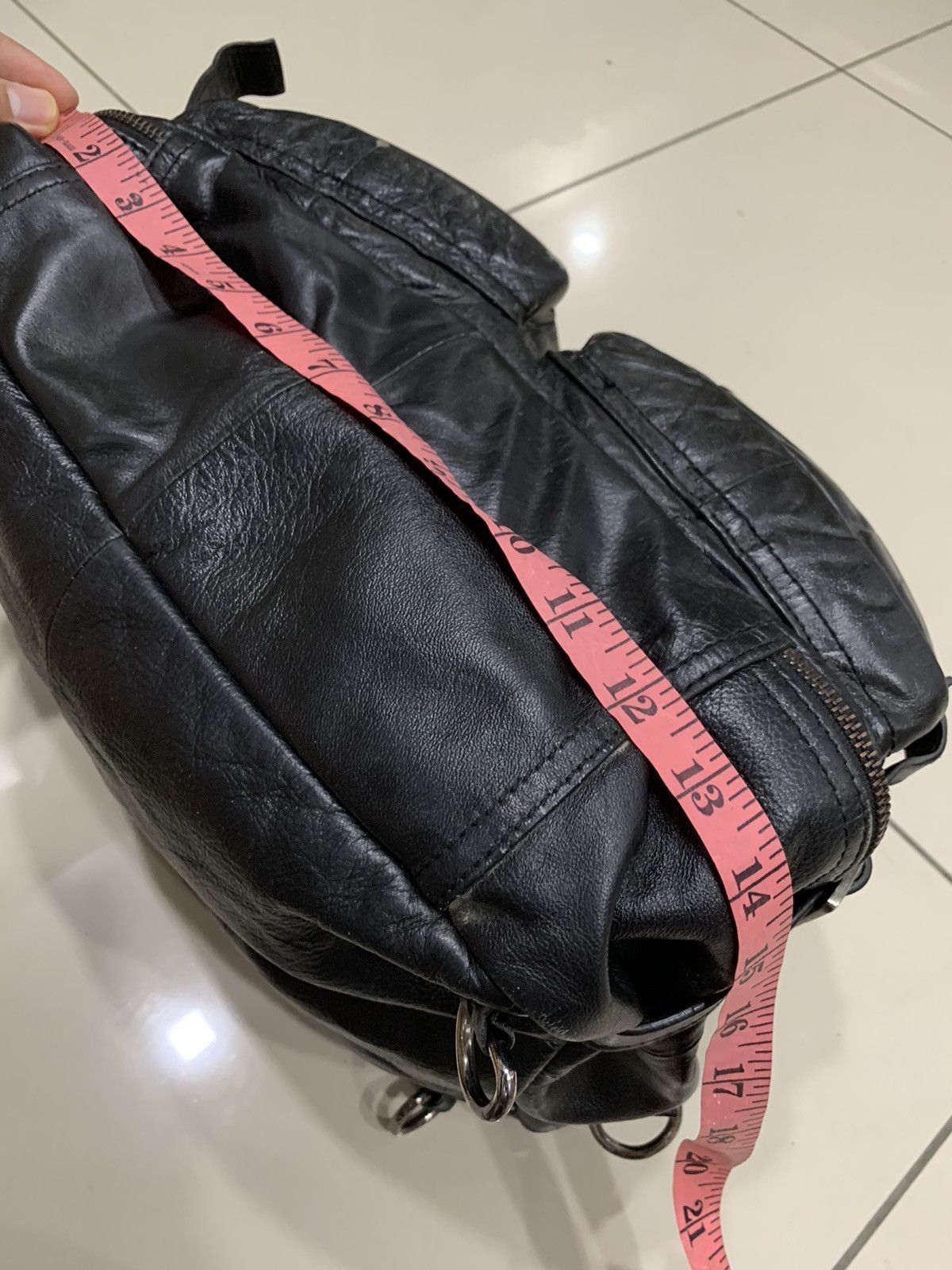 Leather SPECIAL MADE FULLY LEATHER TWO WAYS BAGPACK MESENGGER BAG Size ONE SIZE - 7 Thumbnail