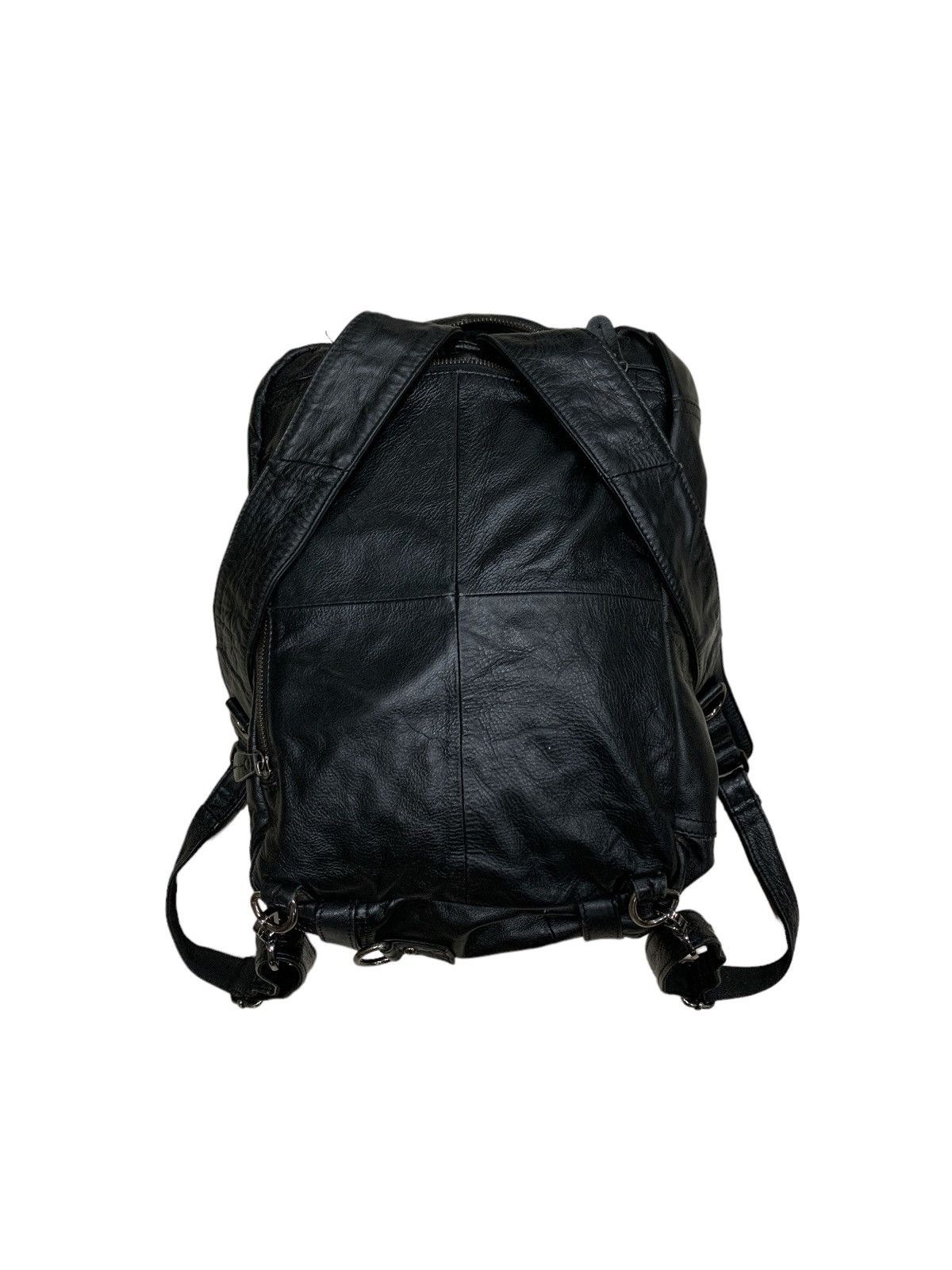 Leather SPECIAL MADE FULLY LEATHER TWO WAYS BAGPACK MESENGGER BAG Size ONE SIZE - 3 Thumbnail