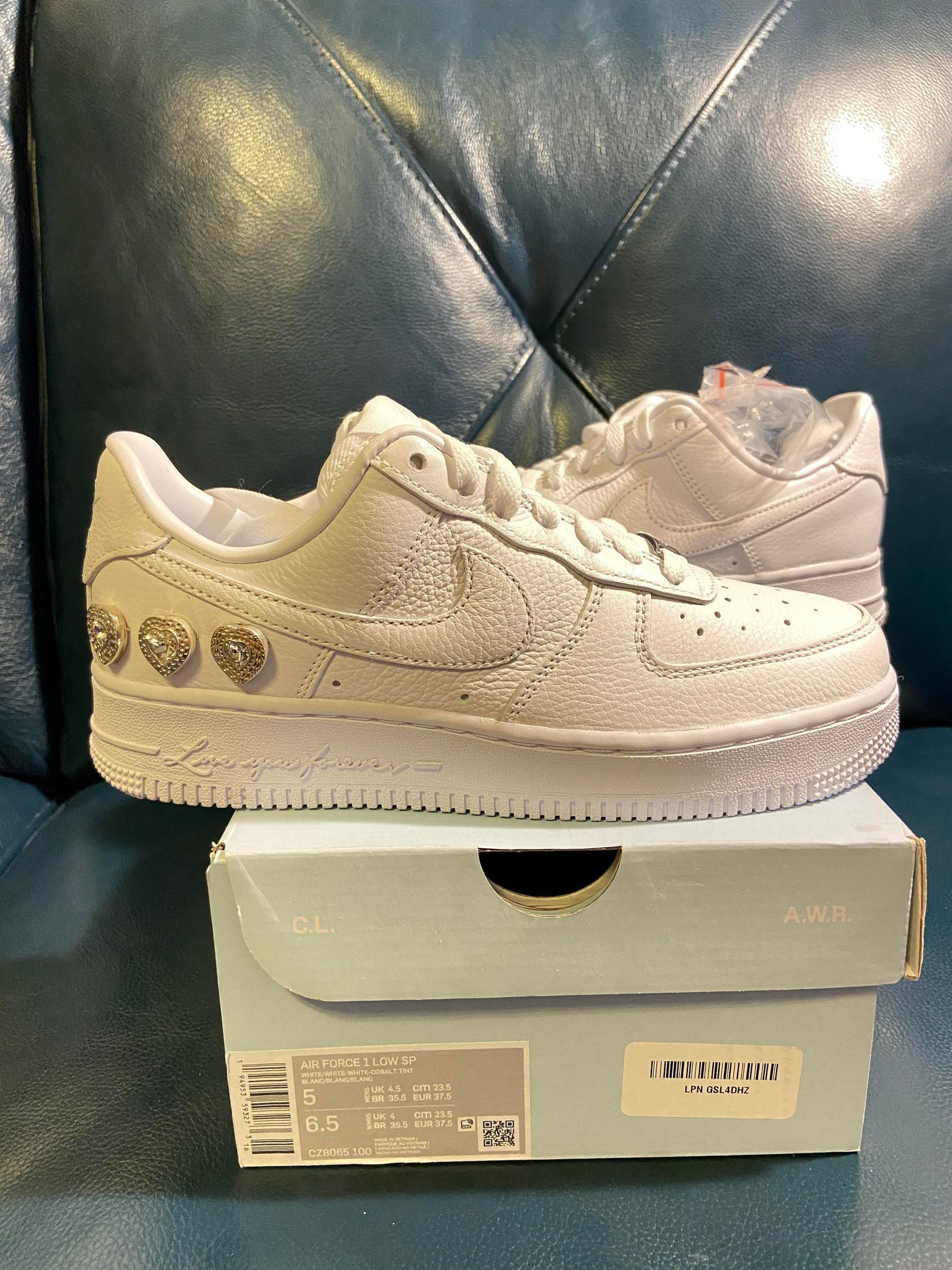 Drake × Nike Nike Drake Friends & Family 'Love You Forever 'Air Force 1 Size US 5 / EU 37 - 1 Thumbnail