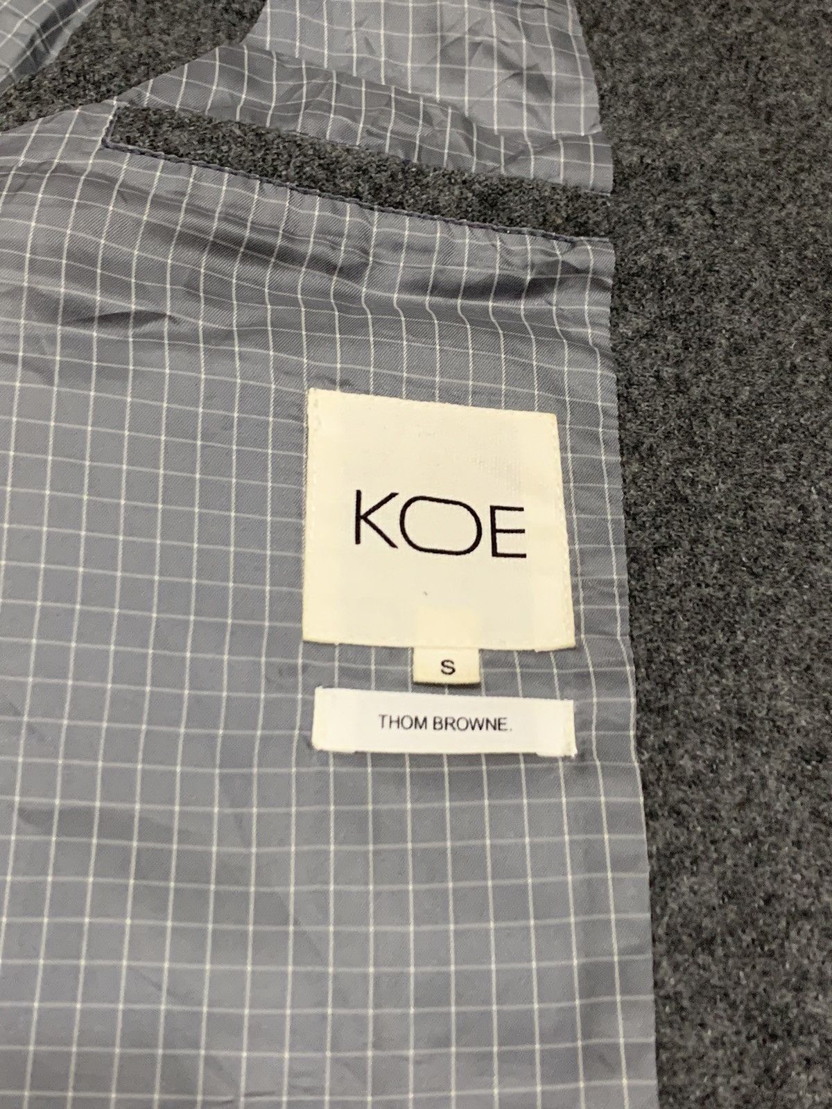 Thom Browne KOE X THOM BROWNE WOOL PLAID VEST Size US S / EU 44-46 / 1 - 9 Thumbnail