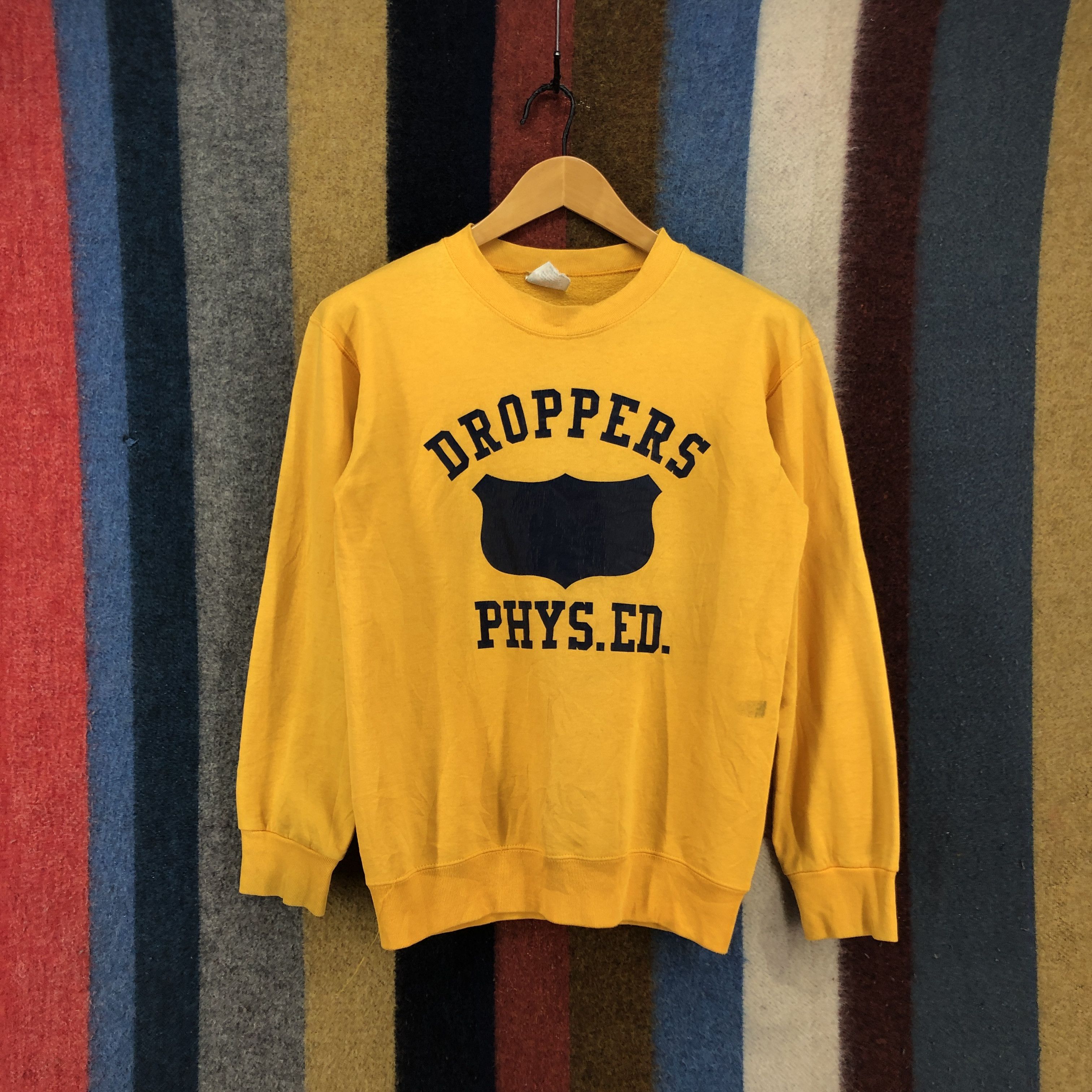 Vintage 90s DROPPERS PHYS.ED. by United Sports Sweatshirt #0727/AF Size US S / EU 44-46 / 1 - 1 Thumbnail