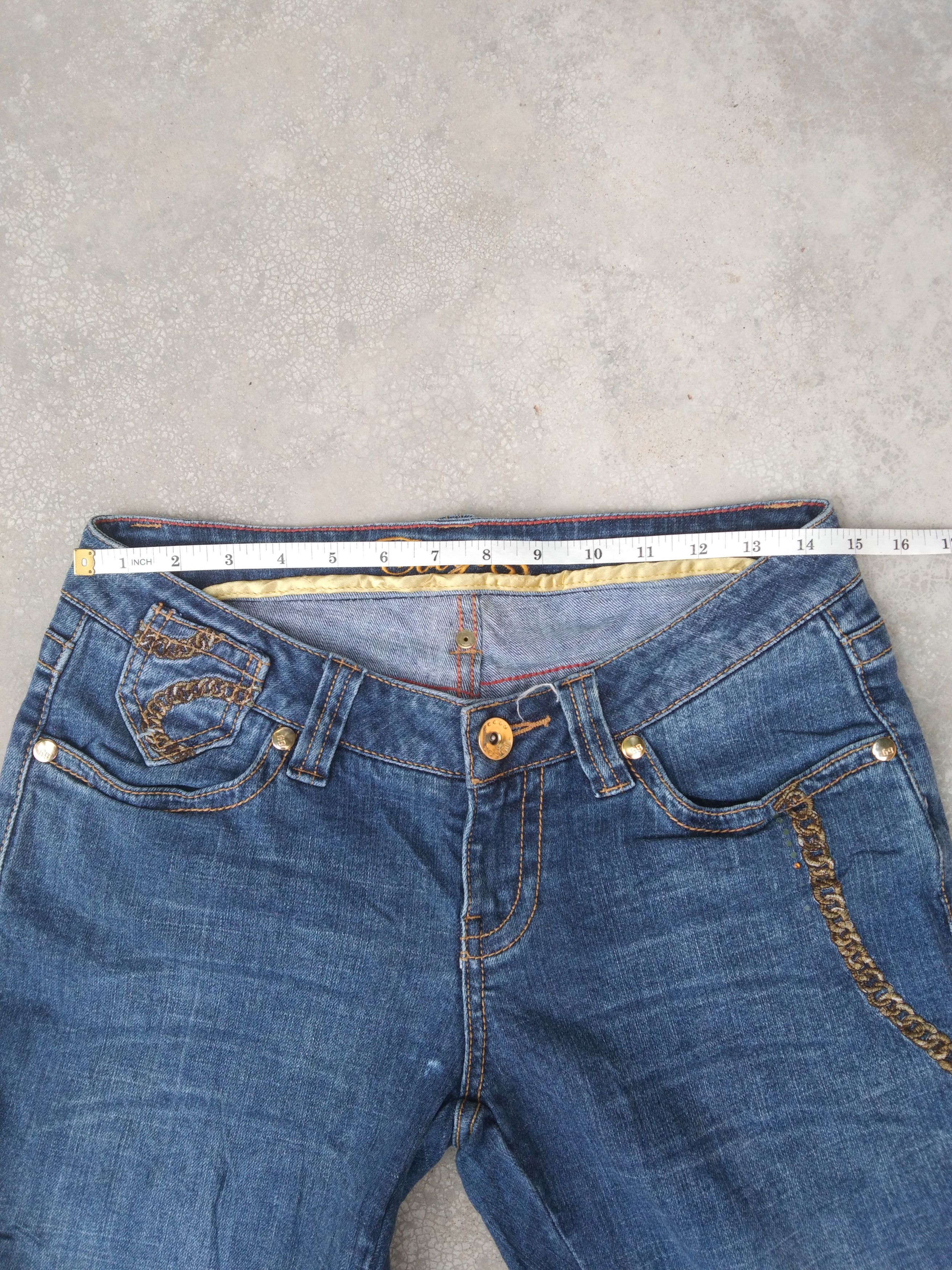 Coogi Vintage Flared Coogi Chains Embroidered Boot Cut Jeans 29x32 Size US 29 - 8 Thumbnail