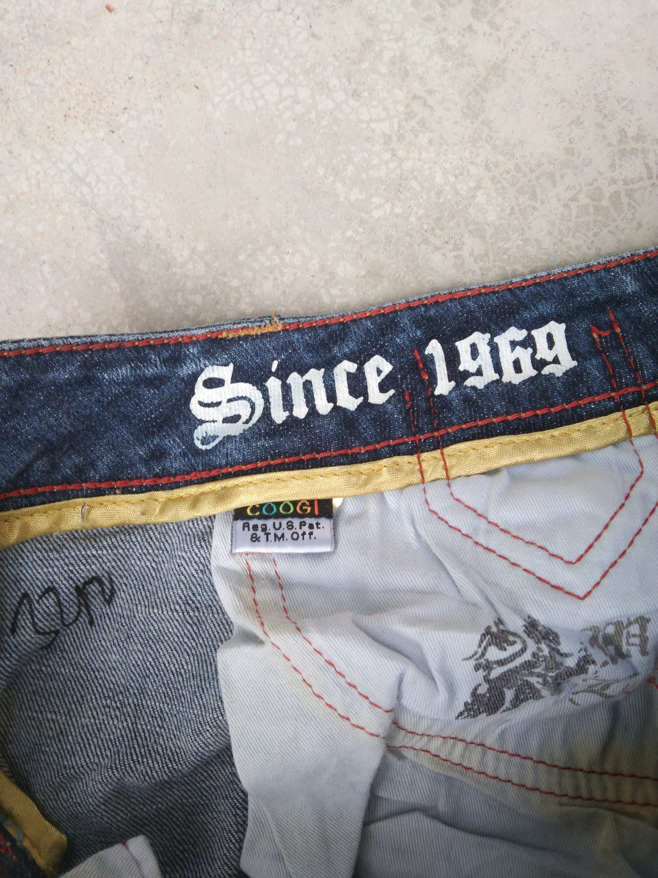 Coogi Vintage Flared Coogi Chains Embroidered Boot Cut Jeans 29x32 Size US 29 - 10 Thumbnail