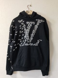 Supreme Louis Vuitton LV Box Logo Hoodie Hooded Sweatshirt Sz XL RARE  Authentic