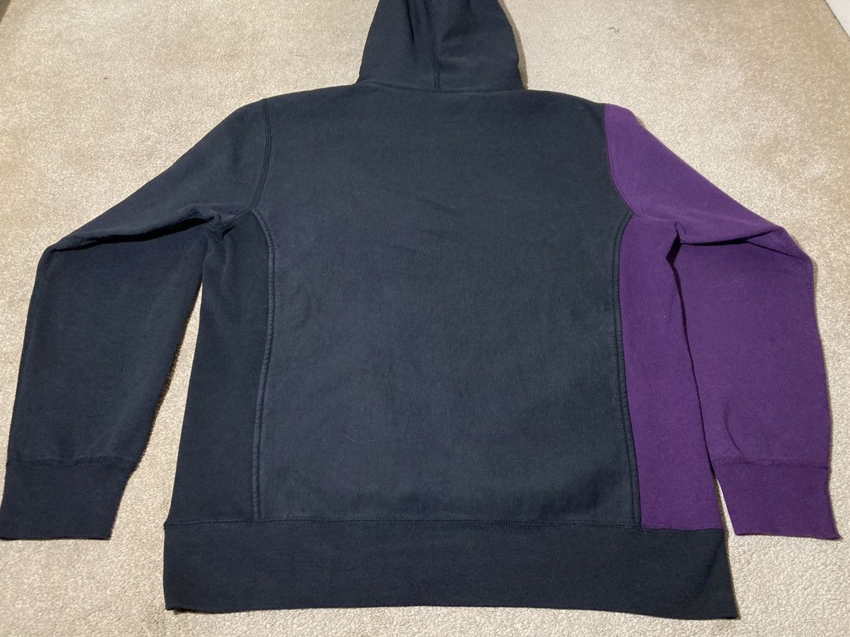Supreme FW12 Supreme Split Royal Purple Black Sweater XL 2012 Script Size US XL / EU 56 / 4 - 11 Thumbnail