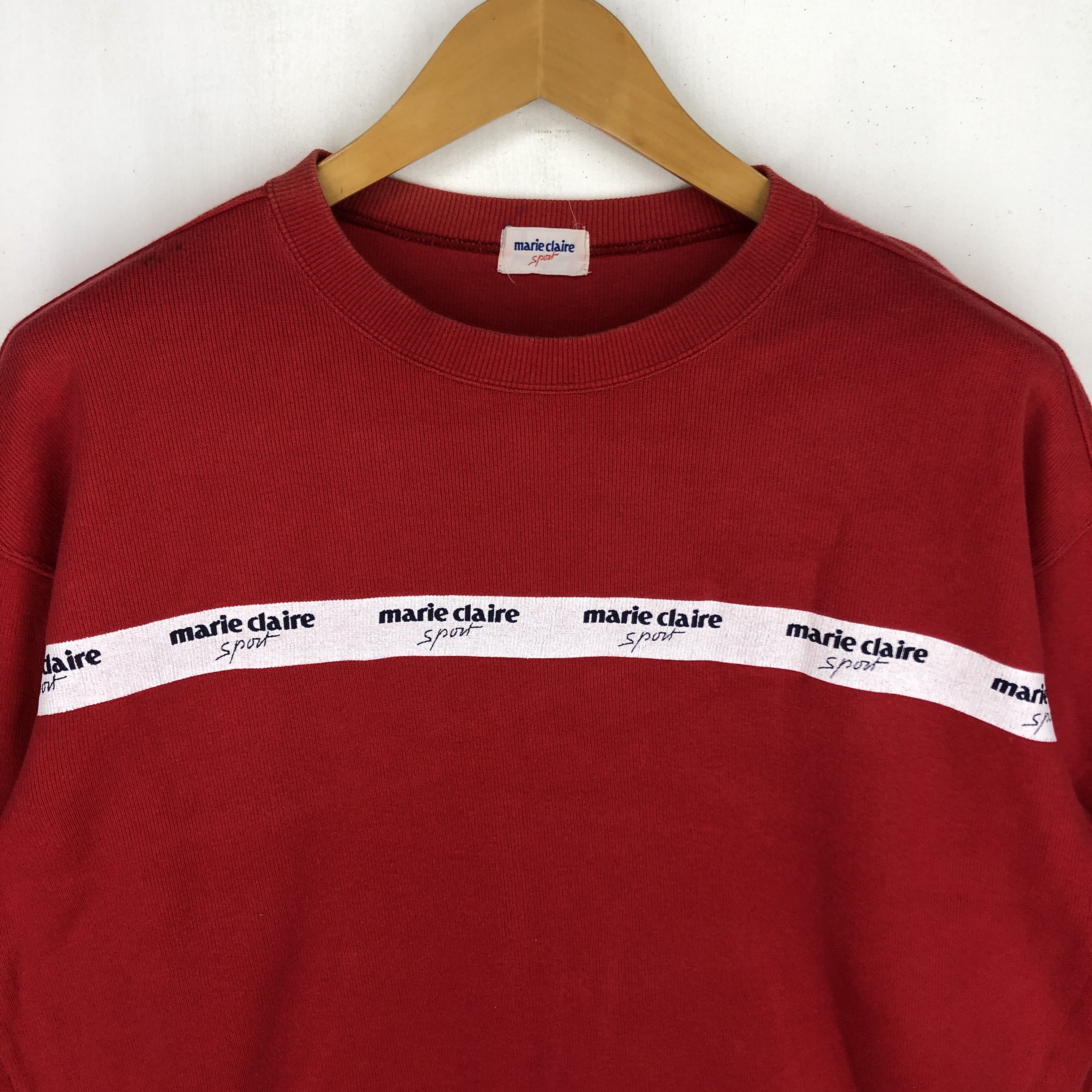 Other MARIE CLAIRE SPORT Crew Neck Sweatshirt #2512-88 Size US M / EU 48-50 / 2 - 2 Thumbnail