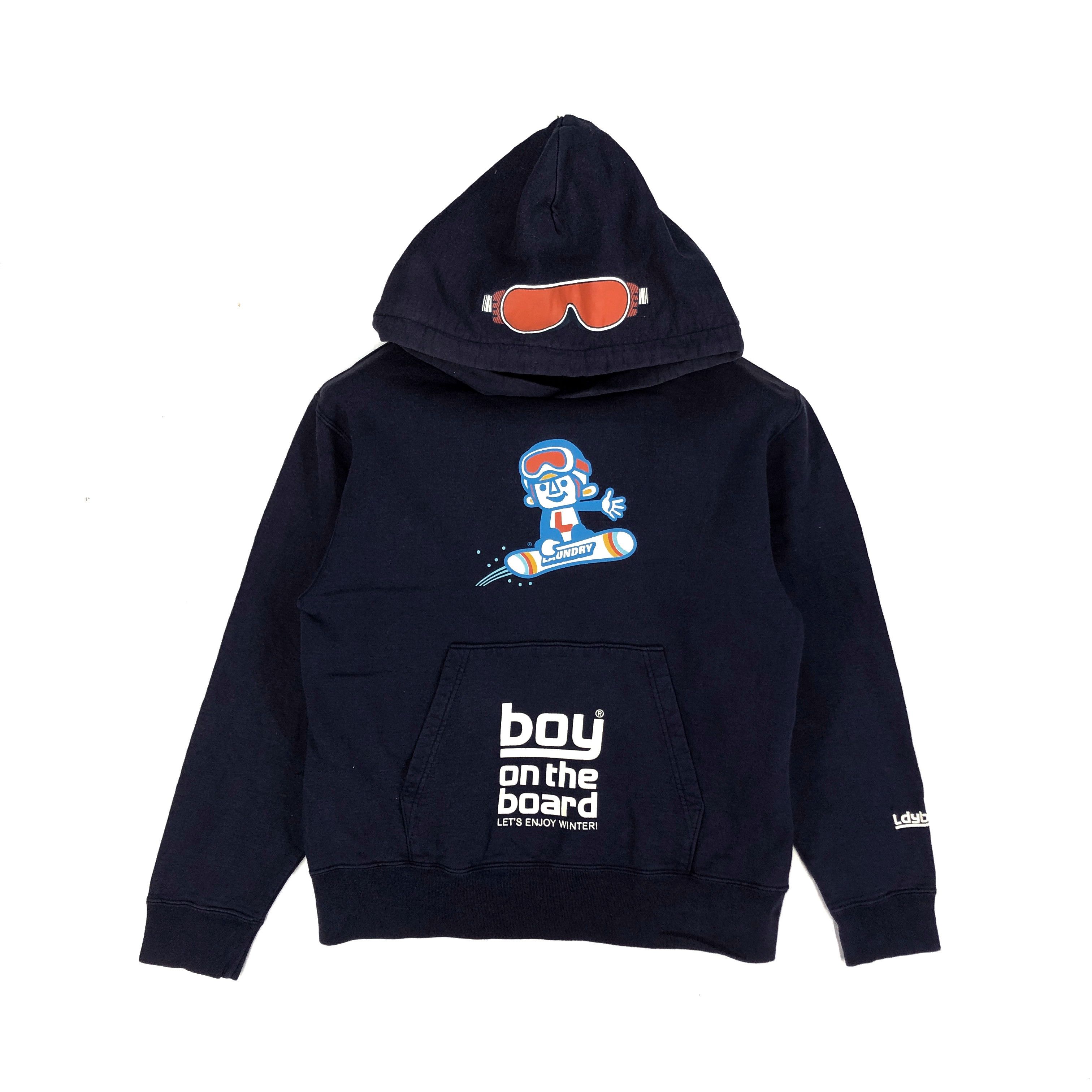 Japanese Brand LDYBOY by LAUNDRY Hoodie Pullover #2574-91 Size US S / EU 44-46 / 1 - 1 Thumbnail