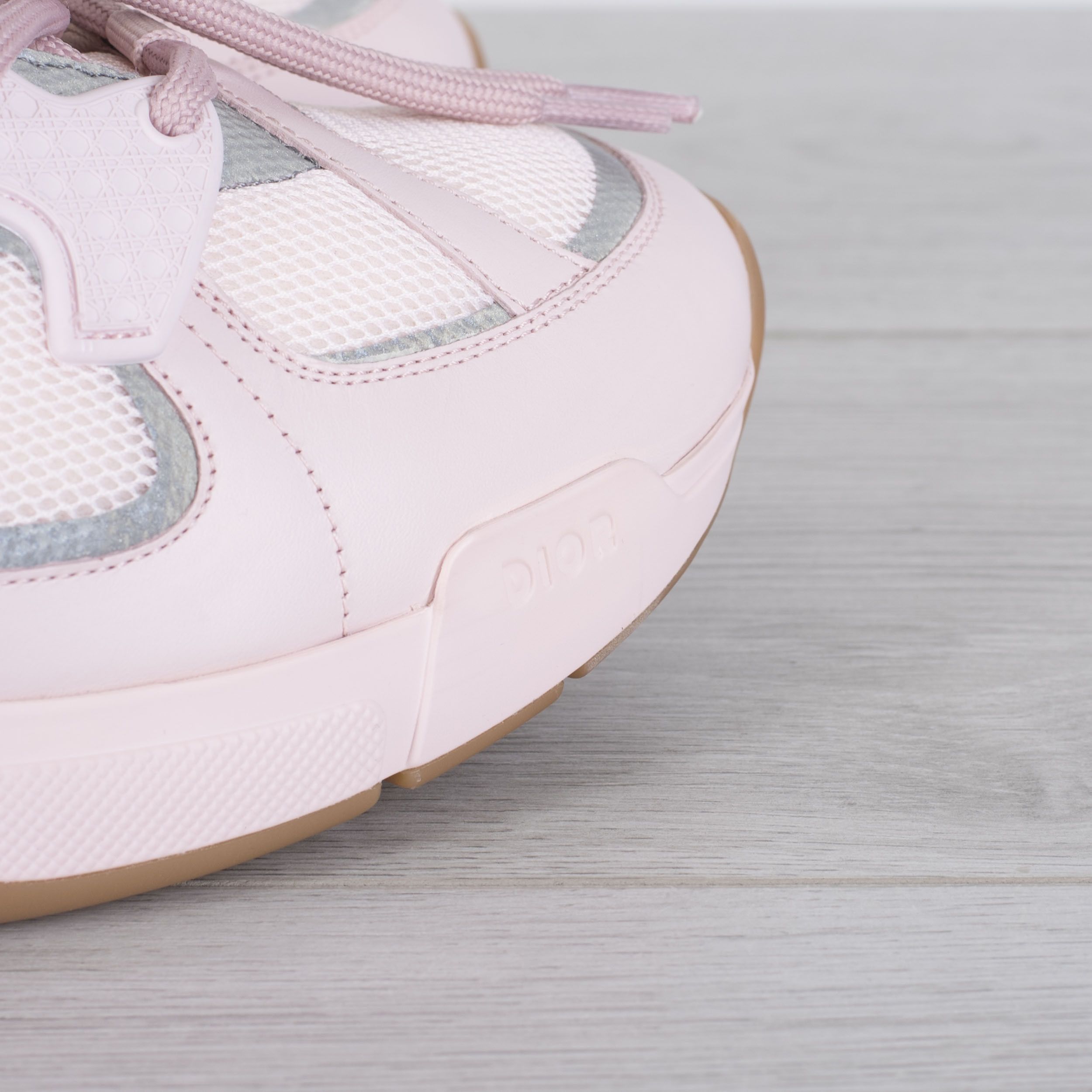 Dior Rare B24 Sneakers In Pink Technical Knit & Calfskin Size US 8 / EU 41 - 17 Thumbnail