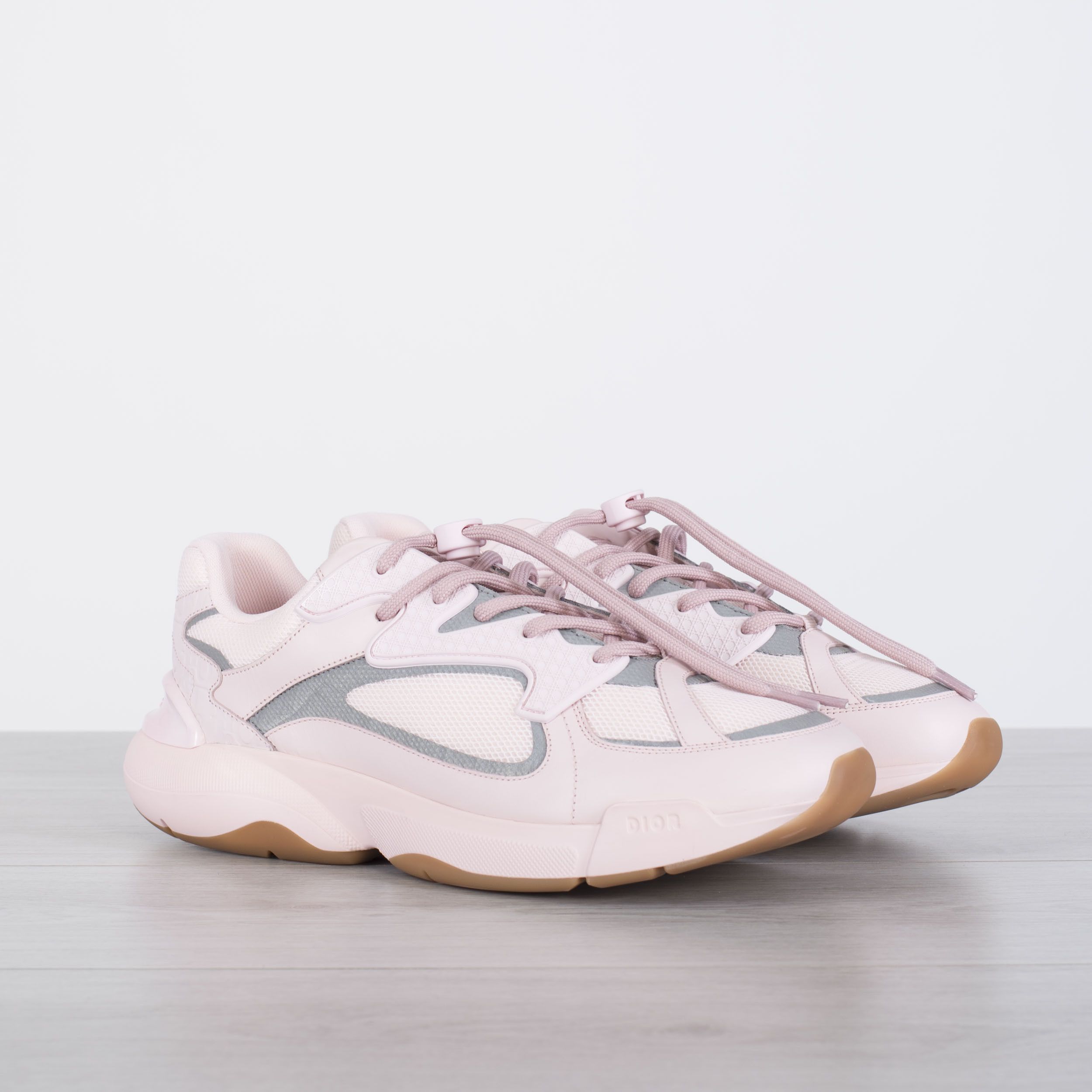 Dior Rare B24 Sneakers In Pink Technical Knit & Calfskin Size US 8 / EU 41 - 4 Thumbnail