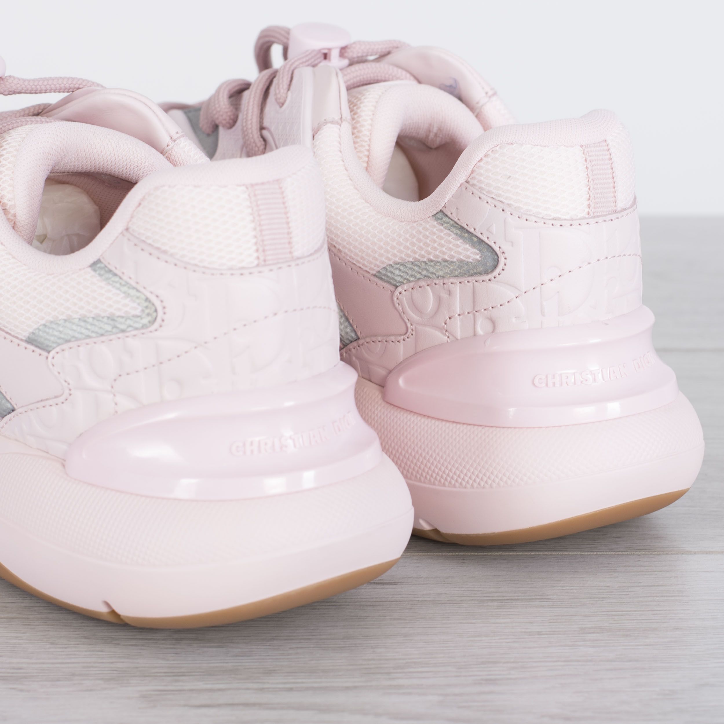 Dior Rare B24 Sneakers In Pink Technical Knit & Calfskin Size US 8 / EU 41 - 15 Thumbnail