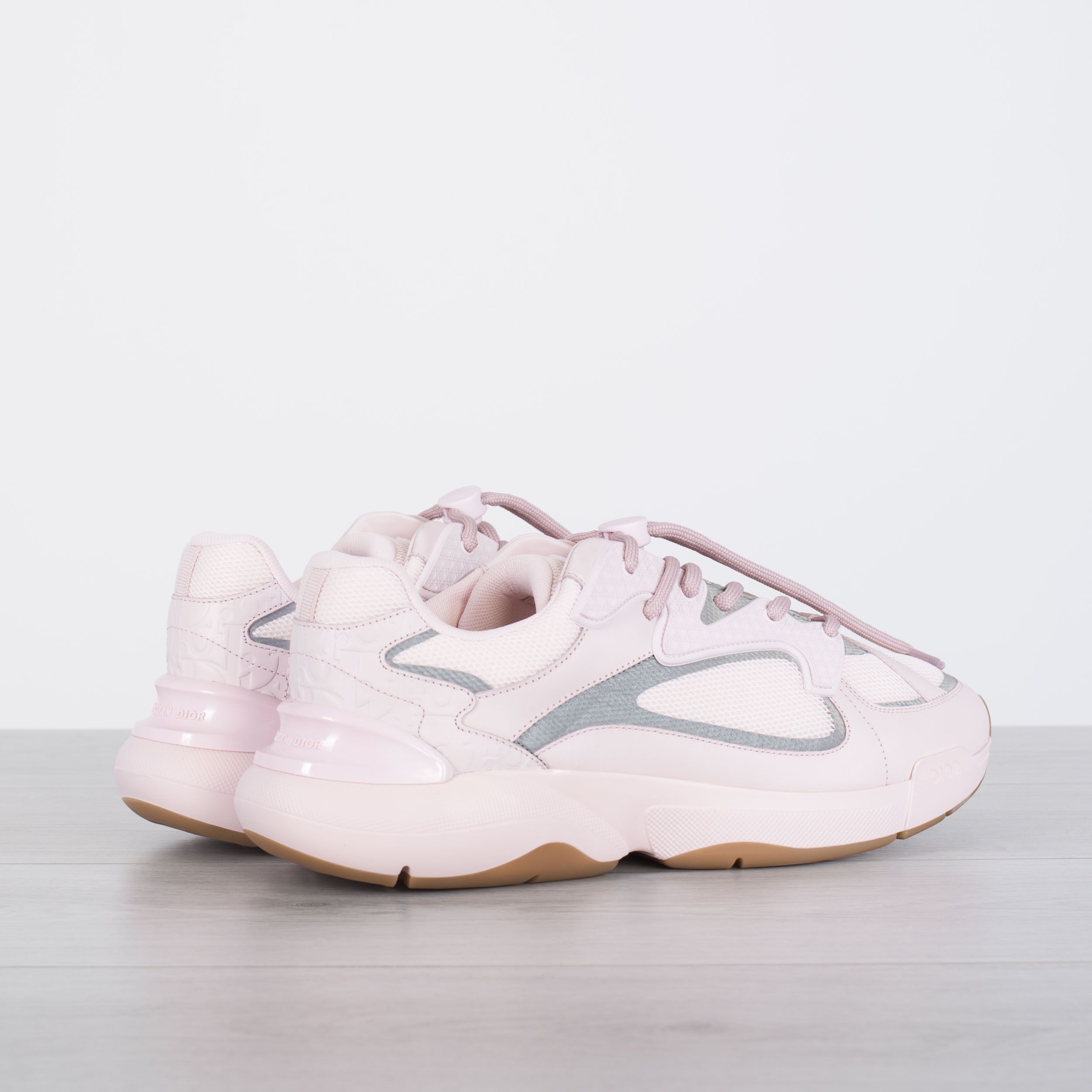 Dior Rare B24 Sneakers In Pink Technical Knit & Calfskin Size US 8 / EU 41 - 10 Thumbnail