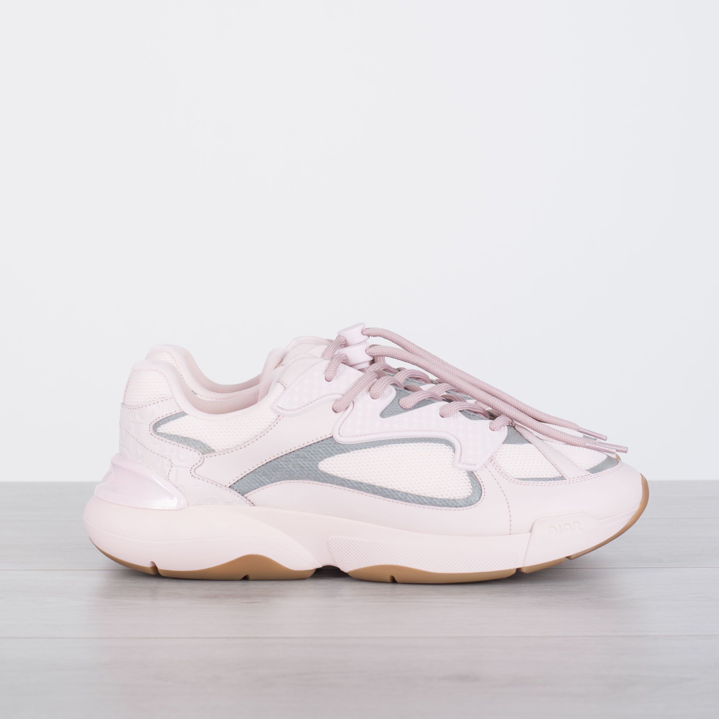 Dior Rare B24 Sneakers In Pink Technical Knit & Calfskin Size US 8 / EU 41 - 3 Thumbnail