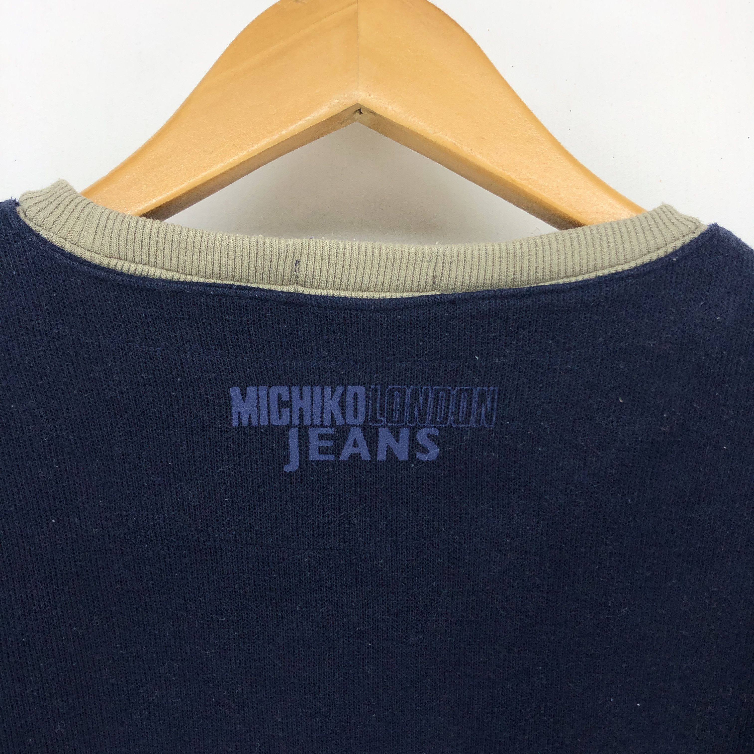 Michiko Koshino London MICHIKO LONDON JEANS Crew Neck Sweatshirt #1439-52 Size US L / EU 52-54 / 3 - 5 Thumbnail