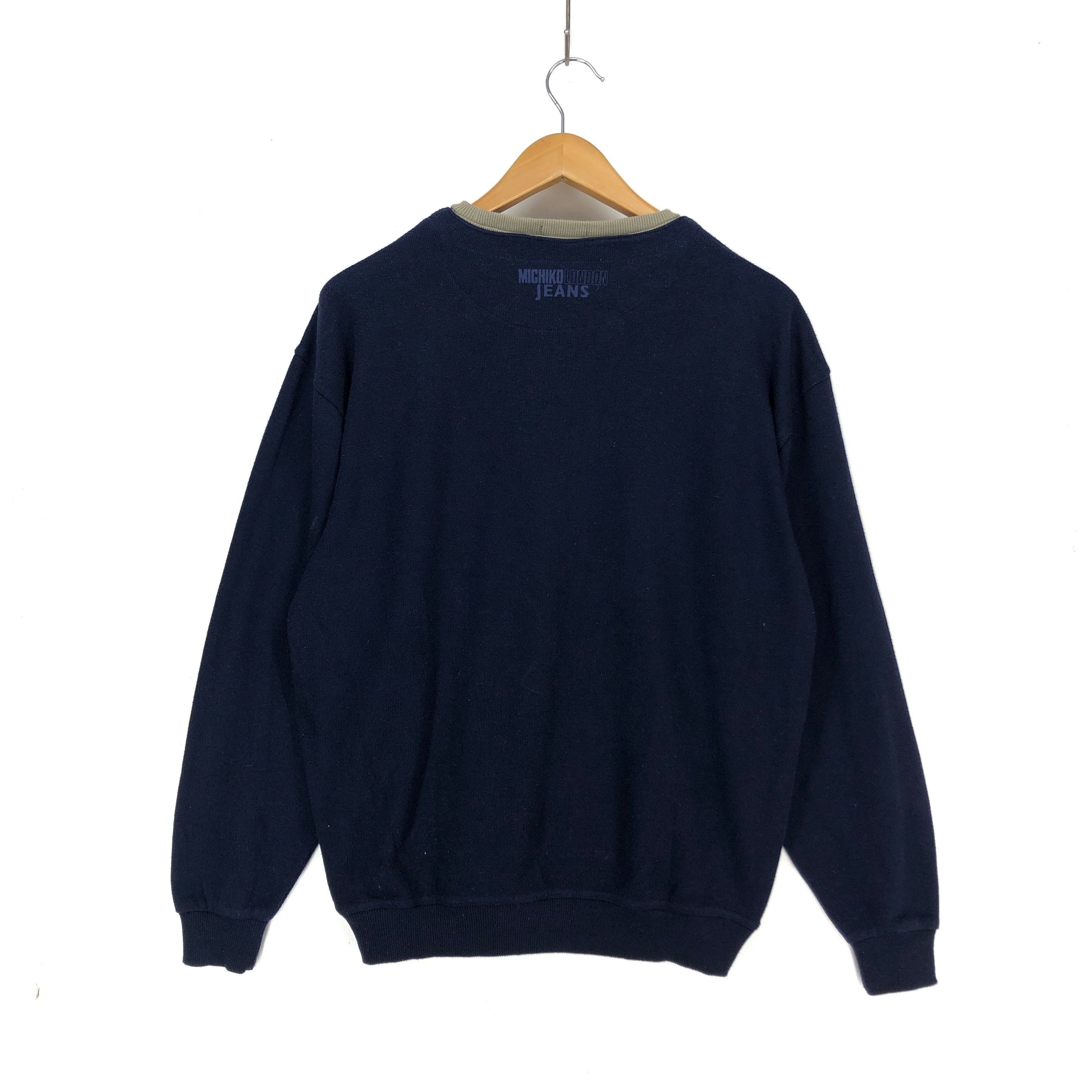 Michiko Koshino London MICHIKO LONDON JEANS Crew Neck Sweatshirt #1439-52 Size US L / EU 52-54 / 3 - 4 Thumbnail