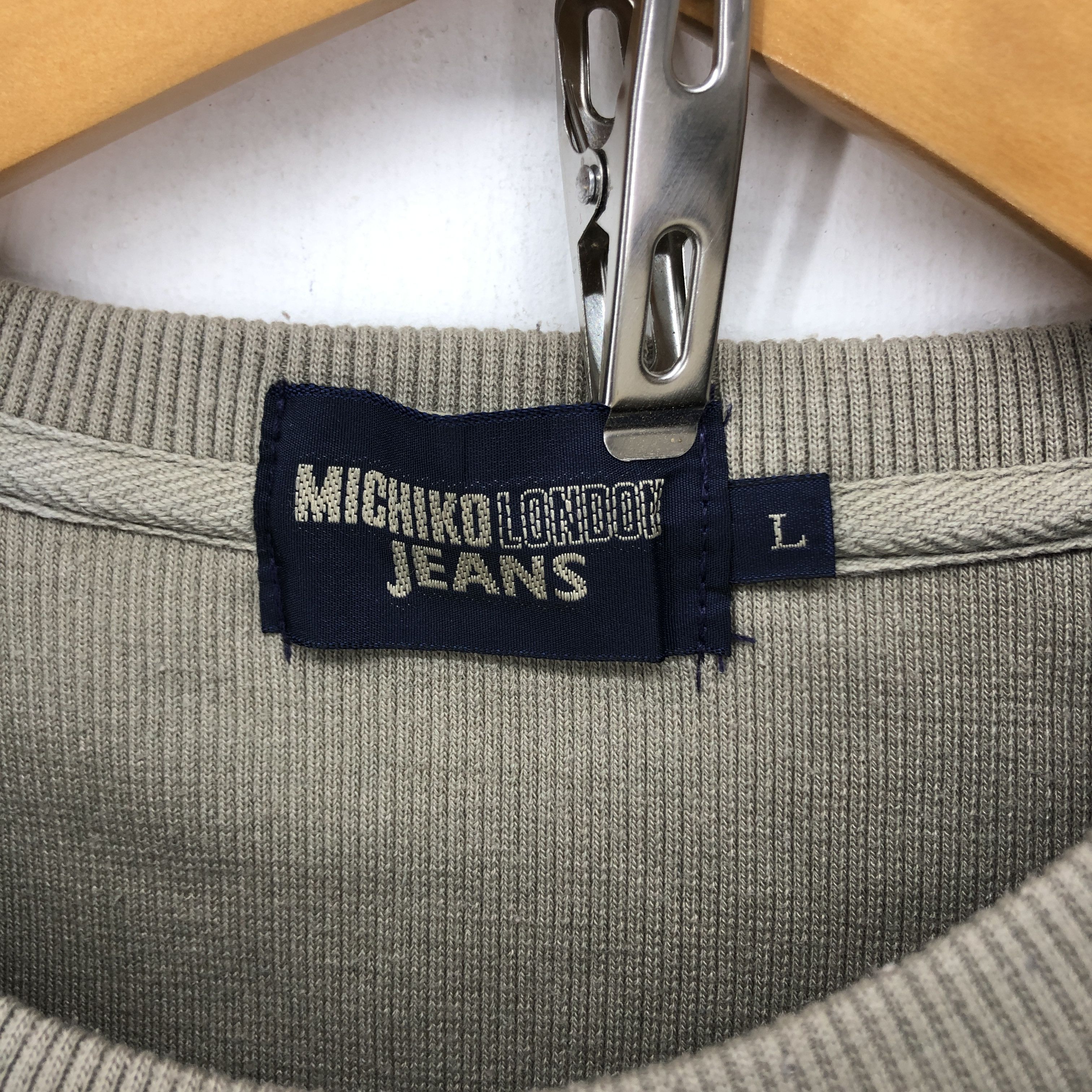 Michiko Koshino London MICHIKO LONDON JEANS Crew Neck Sweatshirt #1439-52 Size US L / EU 52-54 / 3 - 3 Thumbnail