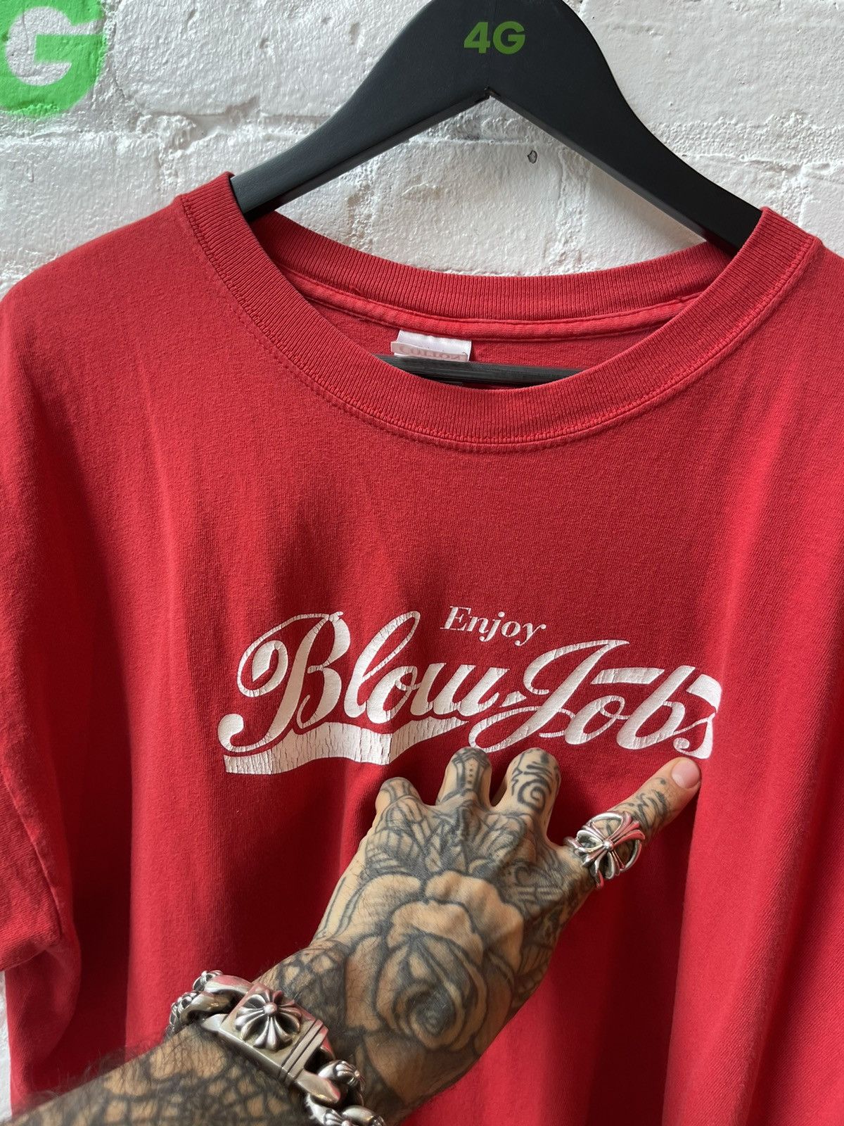 Vintage Vintage ENJOY BLOWJOBS Sex Porn Shirt XXX Size US XL / EU 56 / 4 - 3 Thumbnail