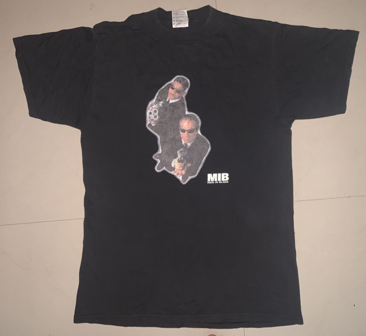 Vintage Vintage men in black t shirt promo Size US M / EU 48-50 / 2 - 1 Thumbnail