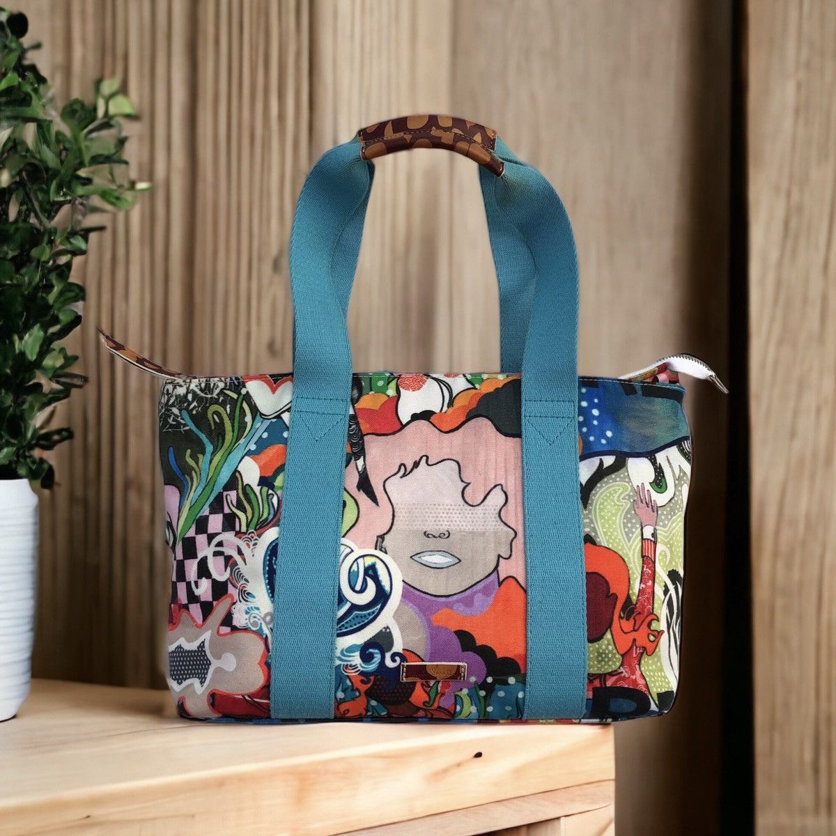 Paul Smith Paul Smith Multicolour Women Face Tote Bag Size ONE SIZE - 1 Thumbnail