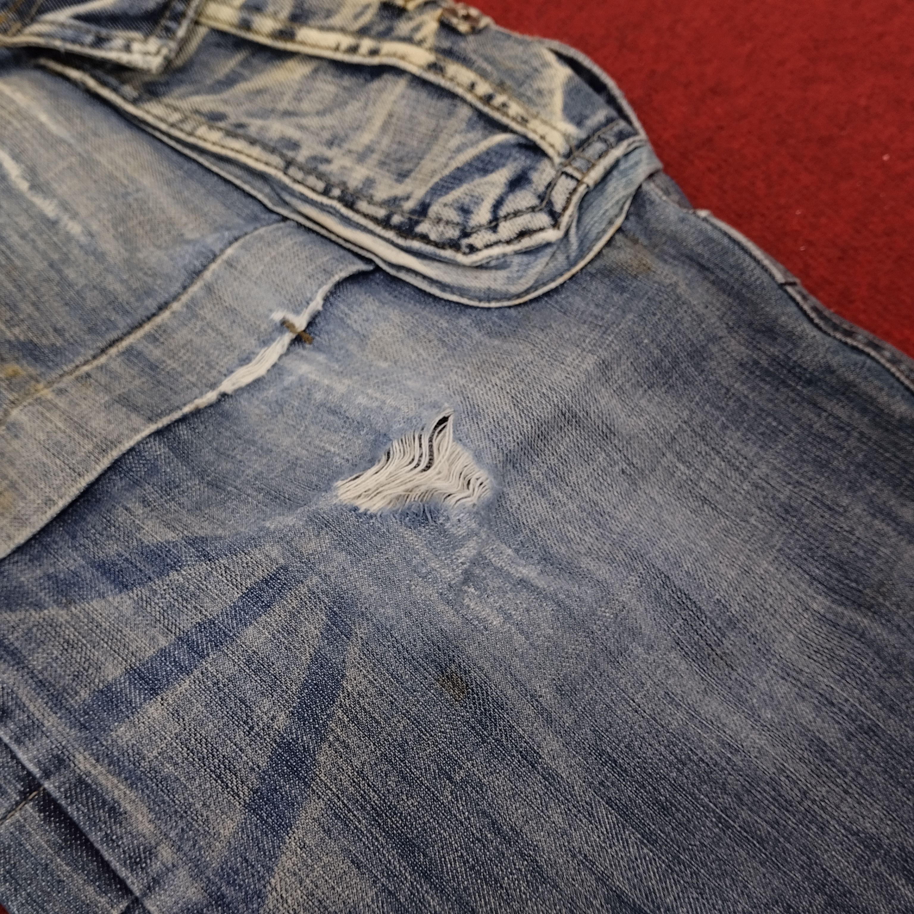 Designer Blue Luis Multipocket Military Style Denim Jeans Size US 34 / EU 50 - 15 Thumbnail