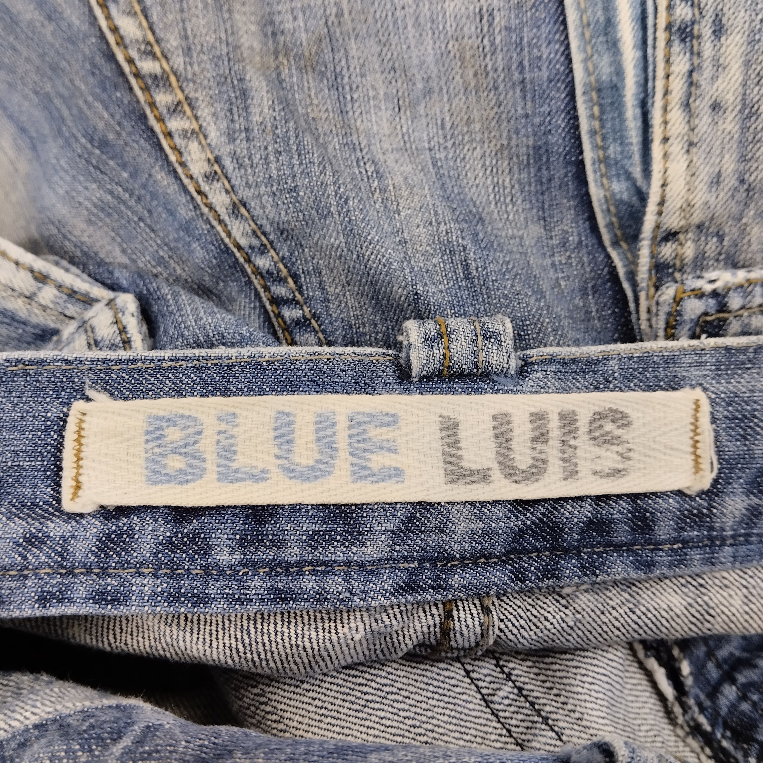 Designer Blue Luis Multipocket Military Style Denim Jeans Size US 34 / EU 50 - 8 Thumbnail