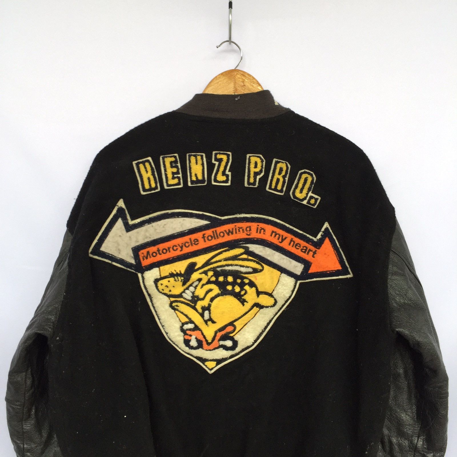 Sports Specialties 🔥Vintage Varsity Kenz Sport Motorcycle Jacket Size US L / EU 52-54 / 3 - 4 Thumbnail