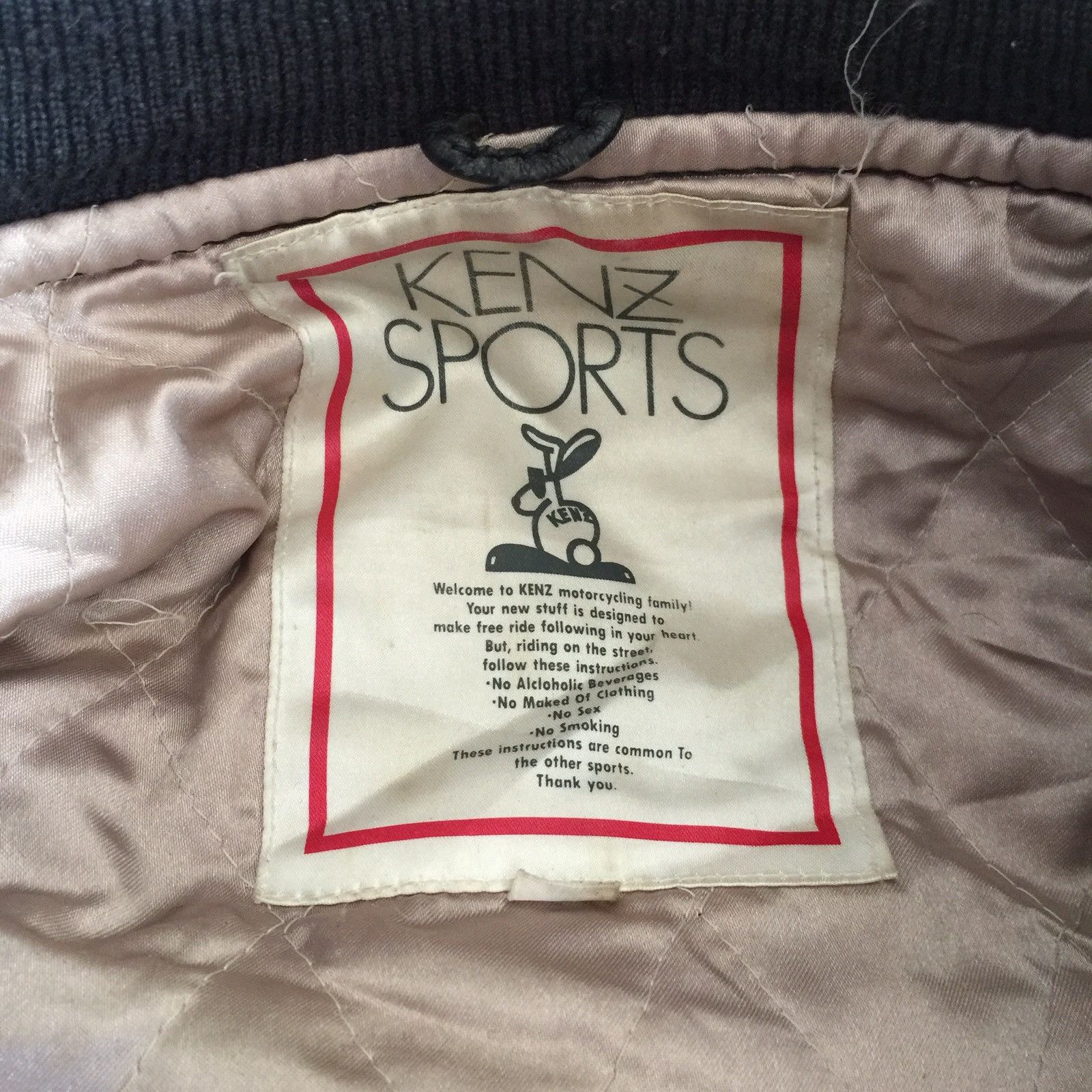 Sports Specialties 🔥Vintage Varsity Kenz Sport Motorcycle Jacket Size US L / EU 52-54 / 3 - 13 Thumbnail