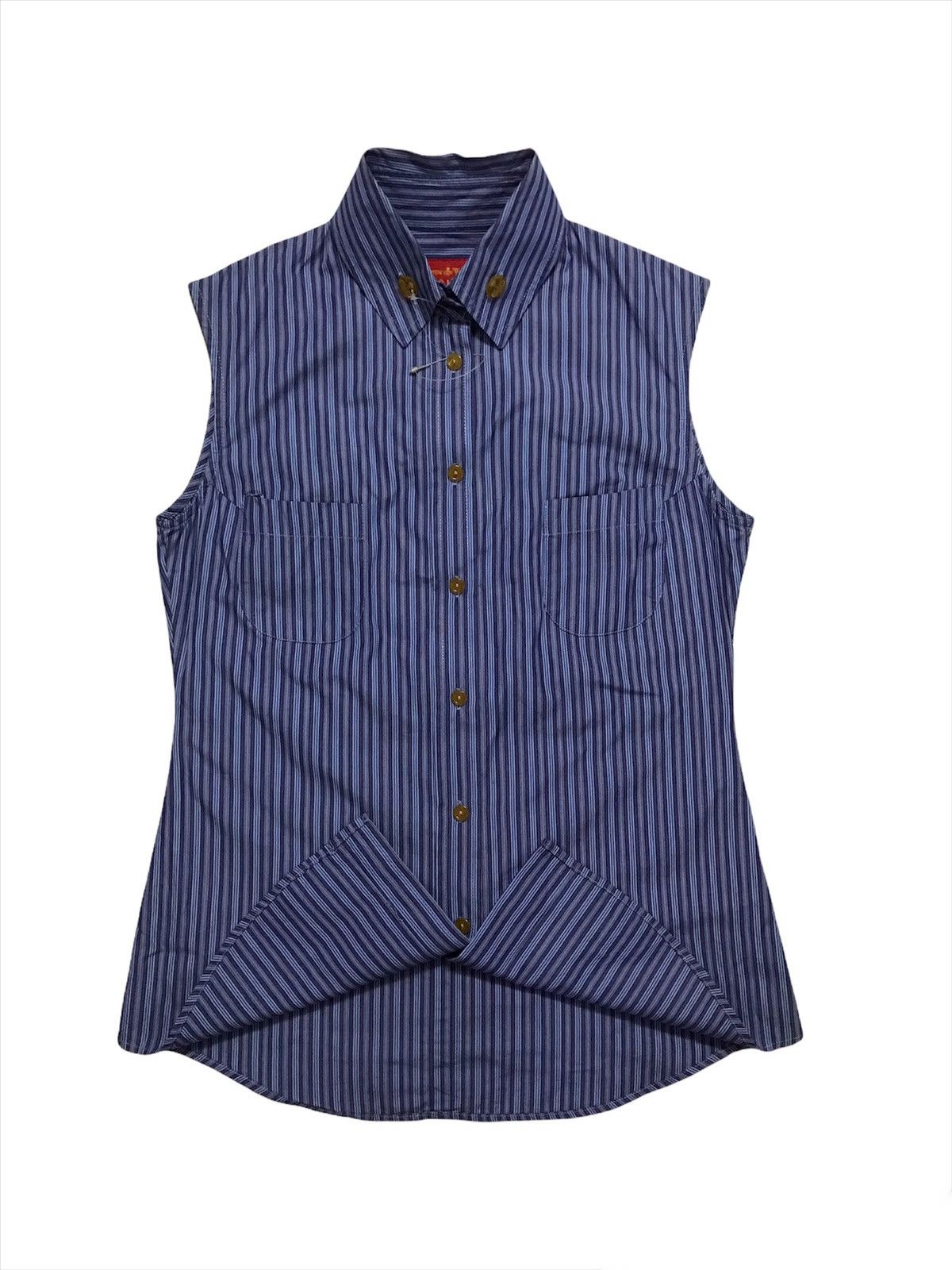 Vivienne Westwood 💥FinalDrop⏰Vivienne Weatwood Stripe Shirt Size S / US 4 / IT 40 - 1 Thumbnail