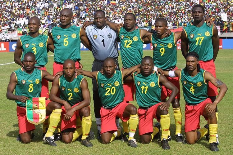 Other Cameroon worldcup 2002 home sleevesless shirt Size US L / EU 52-54 / 3 - 9 Thumbnail
