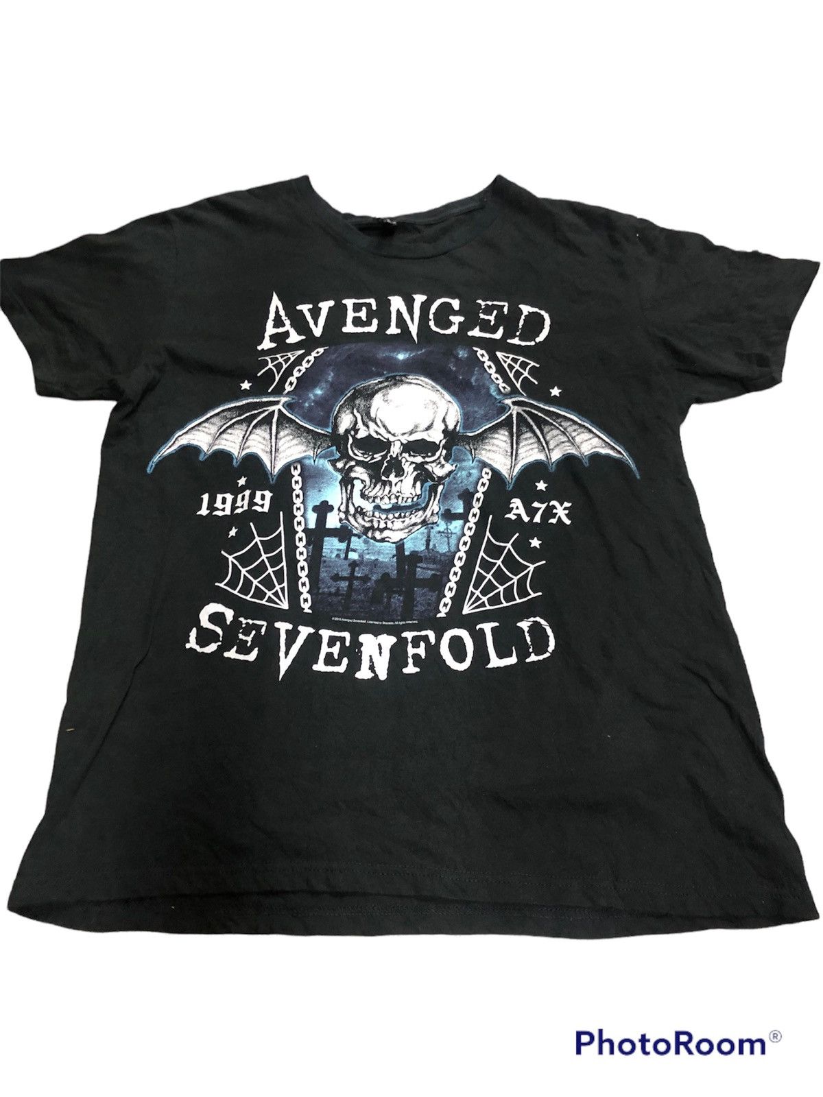 image of Avenged Seven Fold Band Tees in Black, Men's (Size Medium)