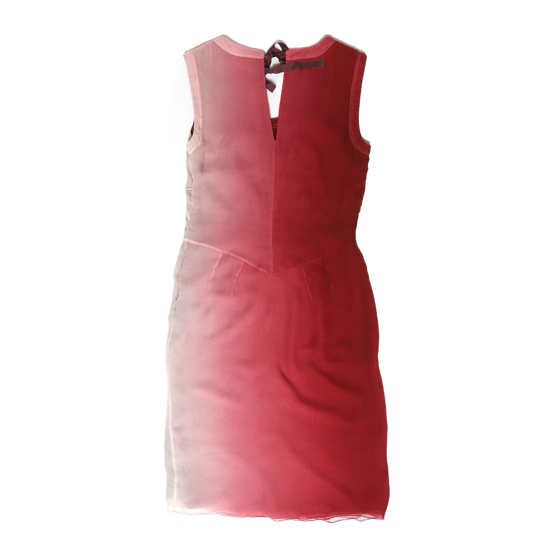 Prada Gradient Dyed Silk Dress Size ONE SIZE - 2 Thumbnail